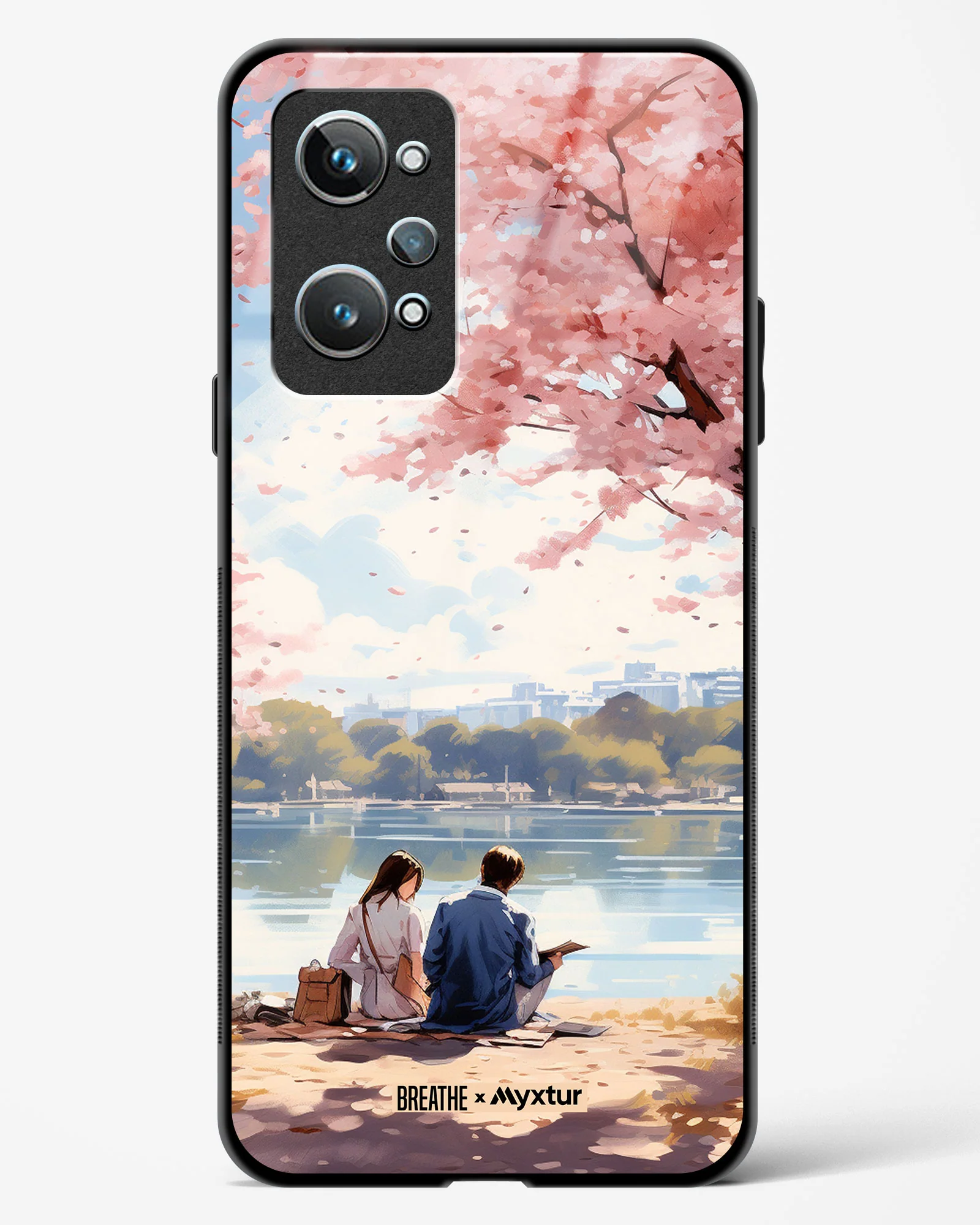 Sakura Serenade [BREATHE] Glass Case Phone Cover (Realme) - Image 101