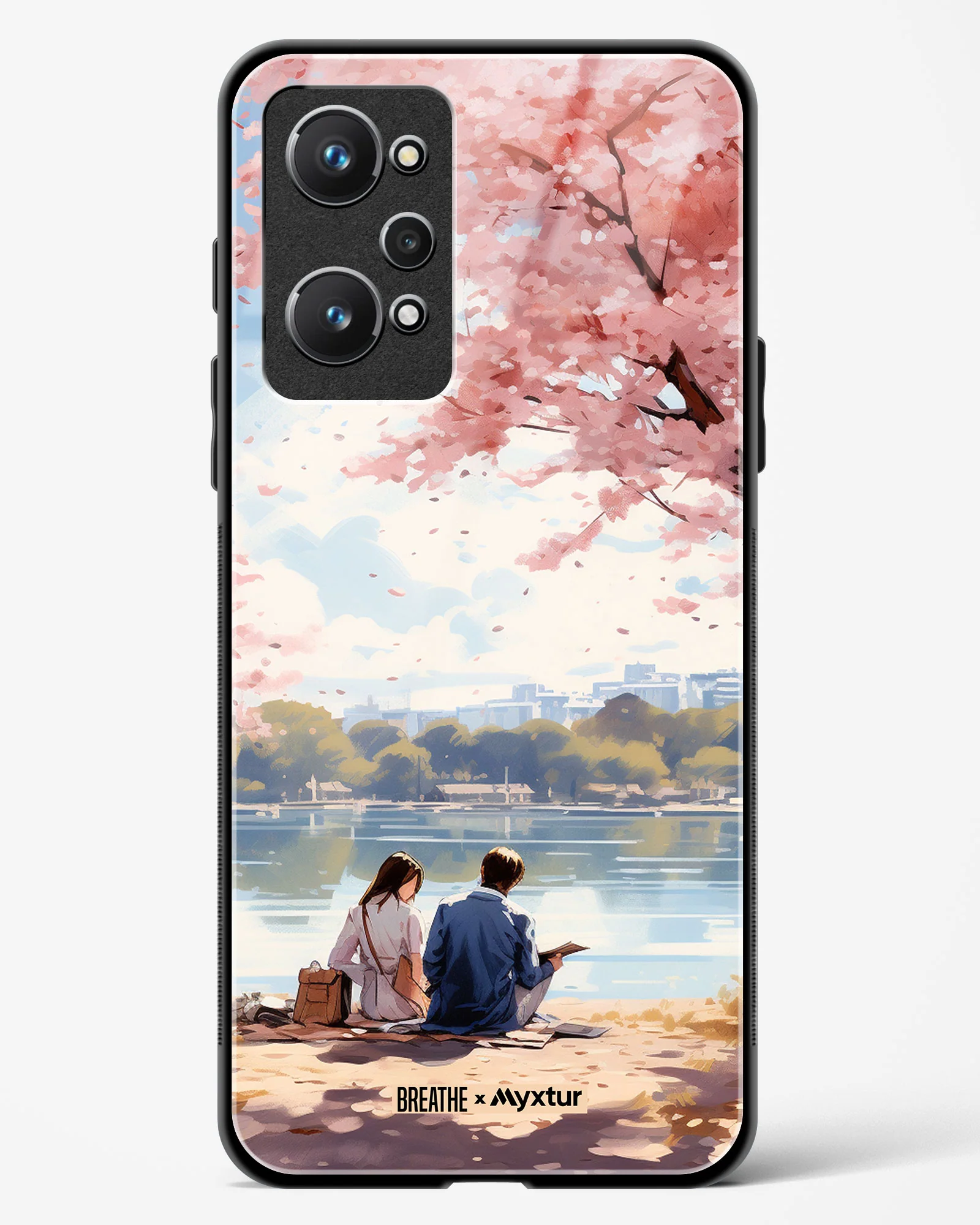 Sakura Serenade [BREATHE] Glass Case Phone Cover (Realme) - Image 103