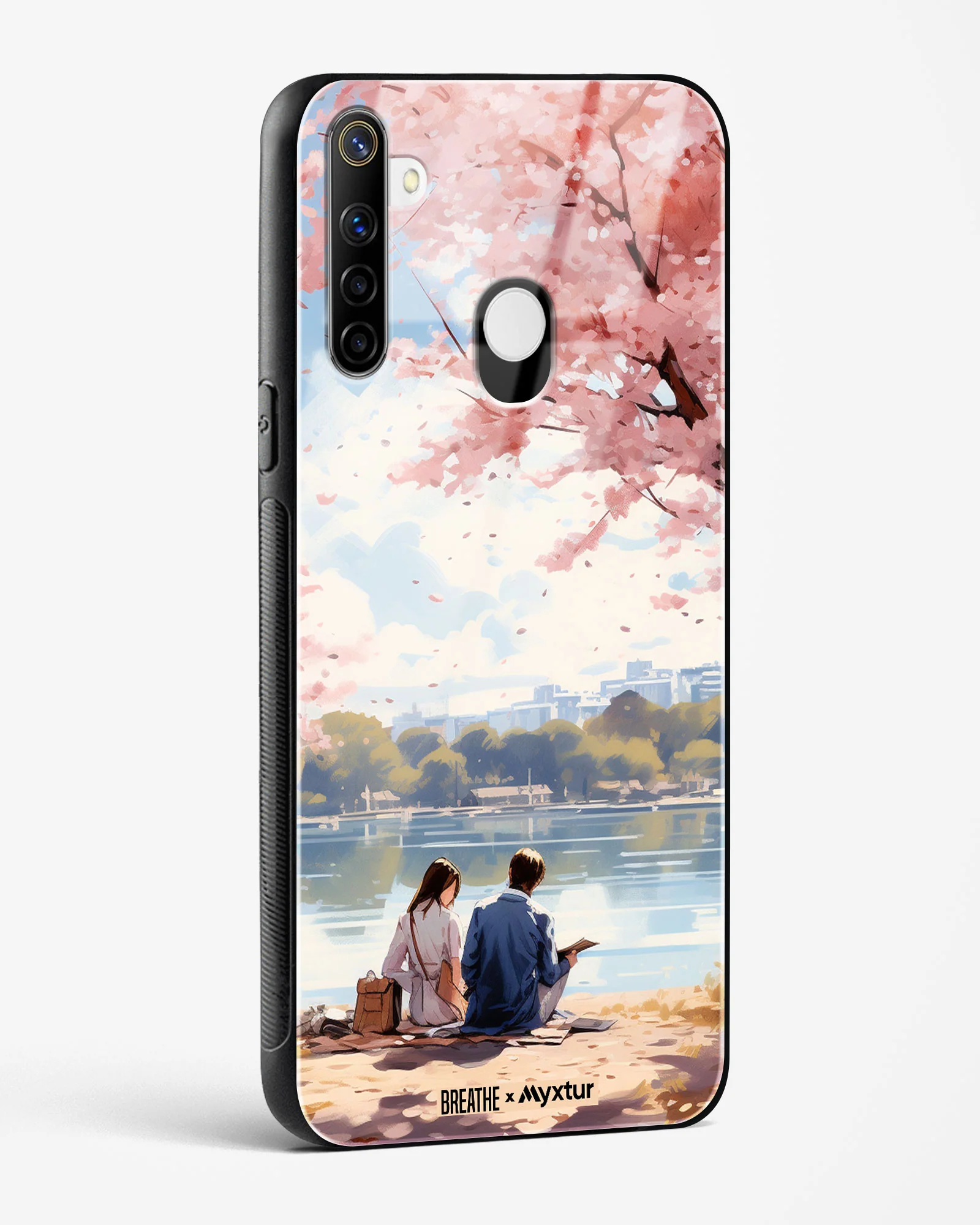 Sakura Serenade [BREATHE] Glass Case Phone Cover (Realme) - Image 106