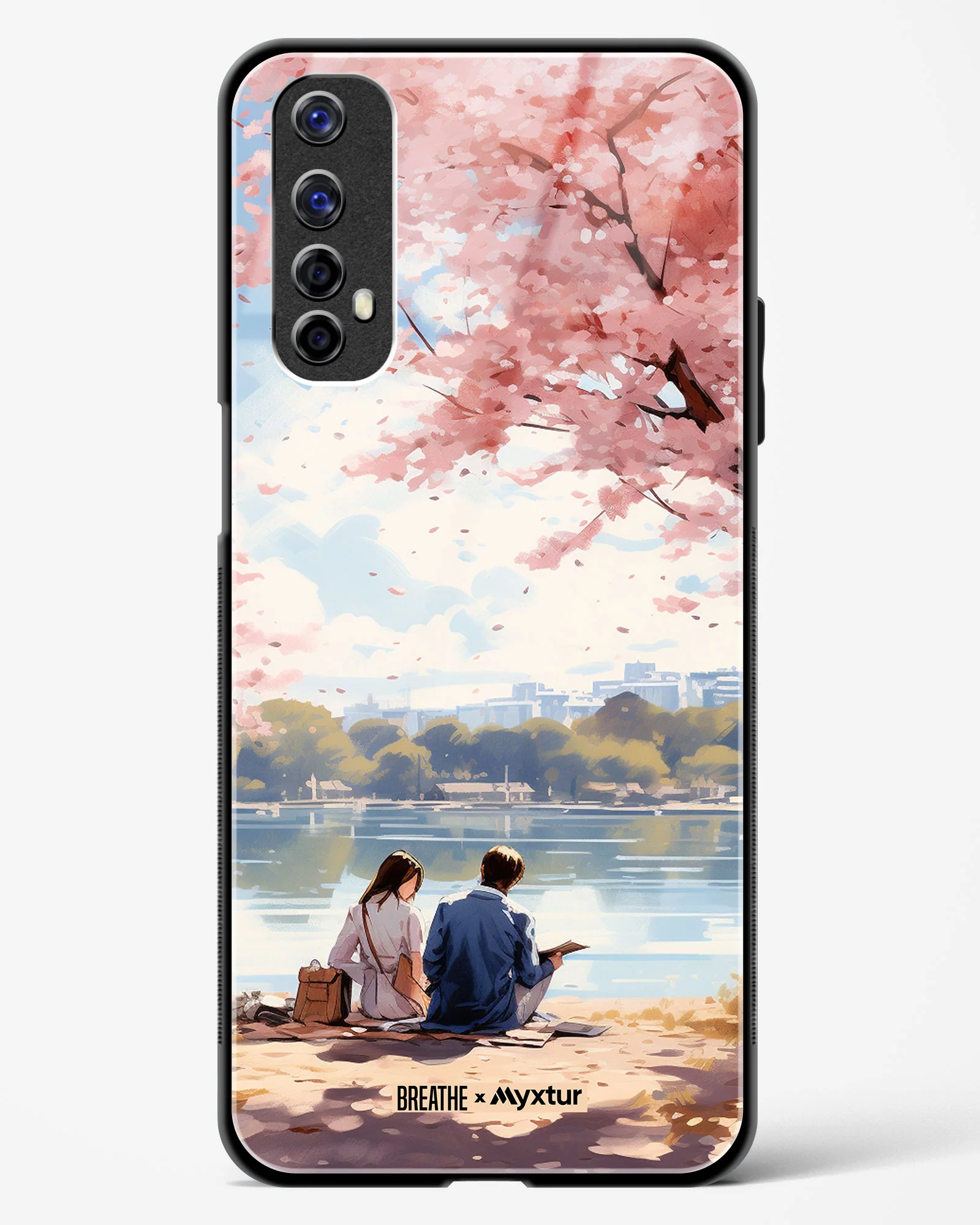 Sakura Serenade [BREATHE] Glass Case Phone Cover (Realme) - Image 107