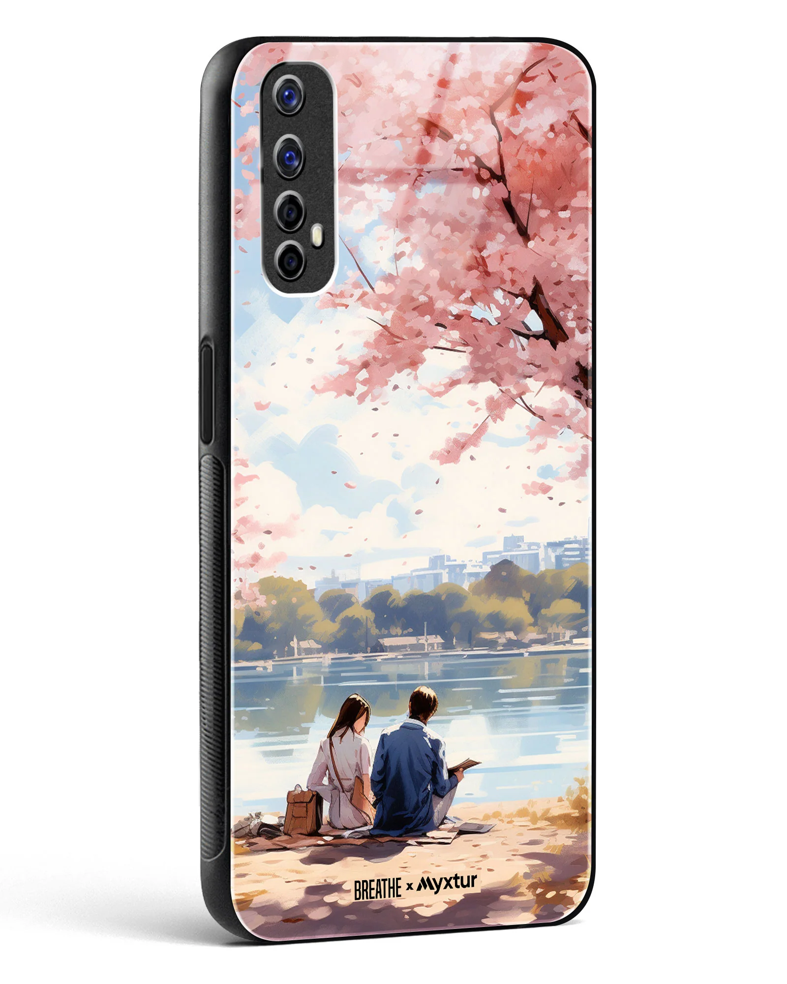 Sakura Serenade [BREATHE] Glass Case Phone Cover (Realme) - Image 108