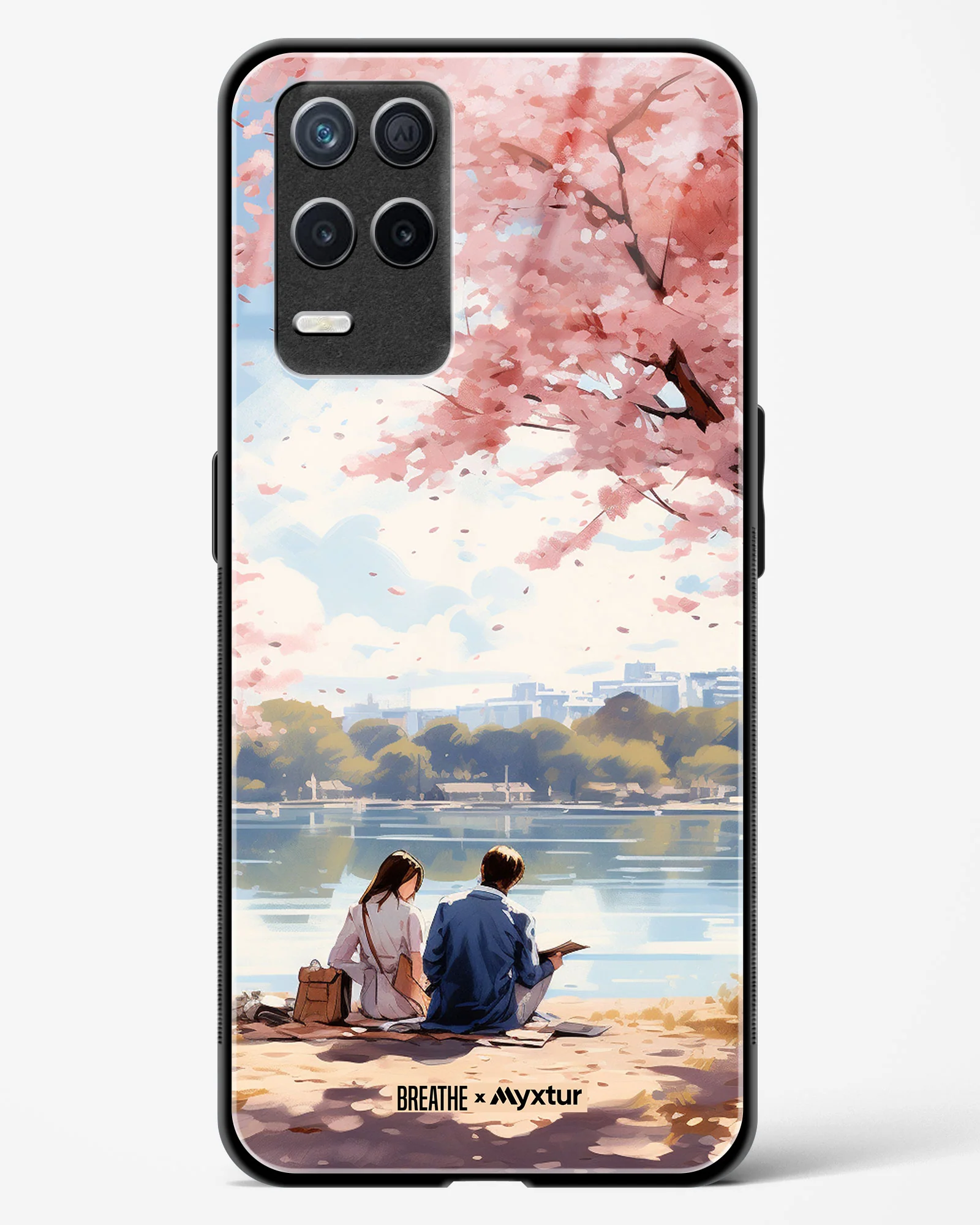 Sakura Serenade [BREATHE] Glass Case Phone Cover (Realme) - Image 109