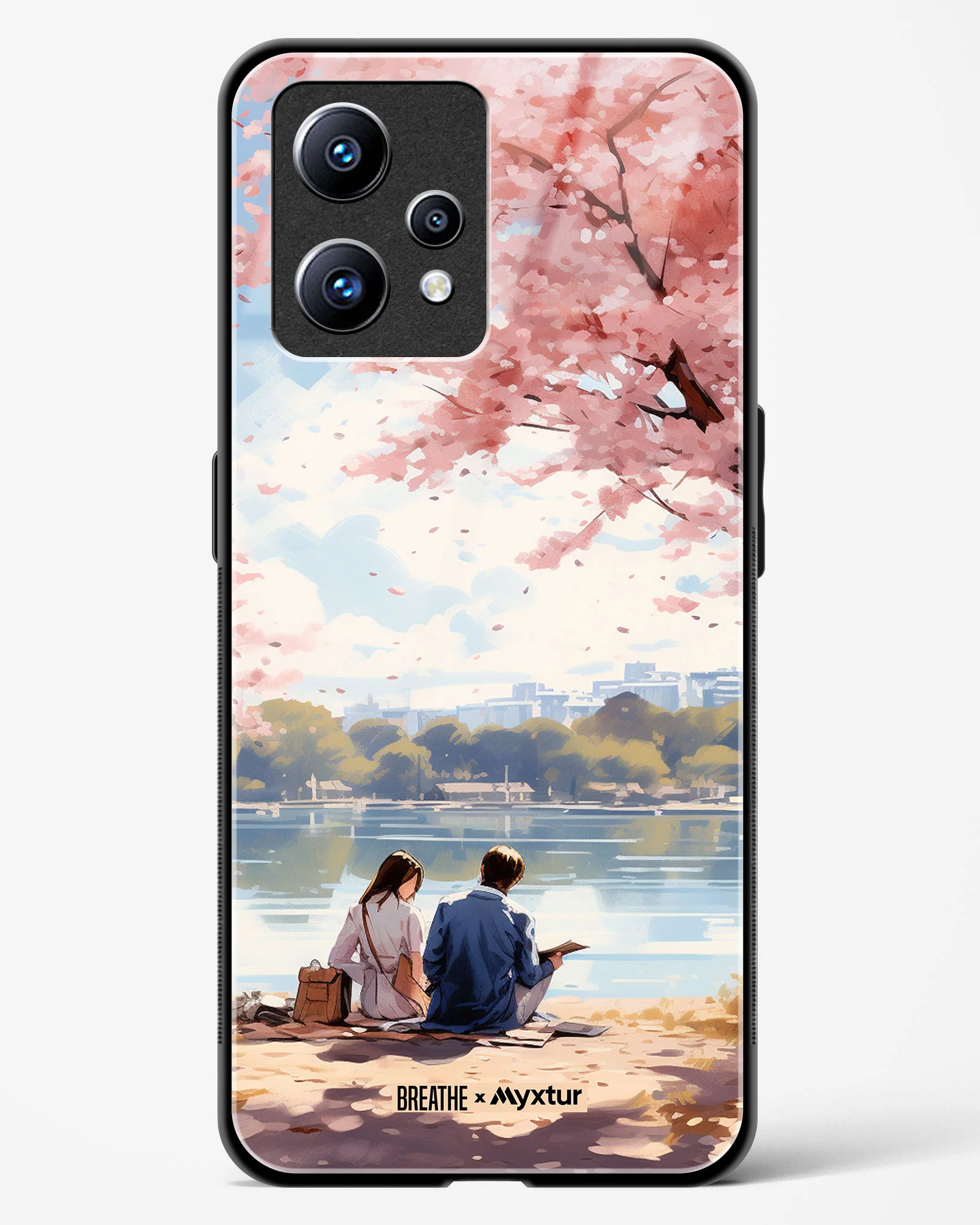 Sakura Serenade [BREATHE] Glass Case Phone Cover (Realme) - Image 111