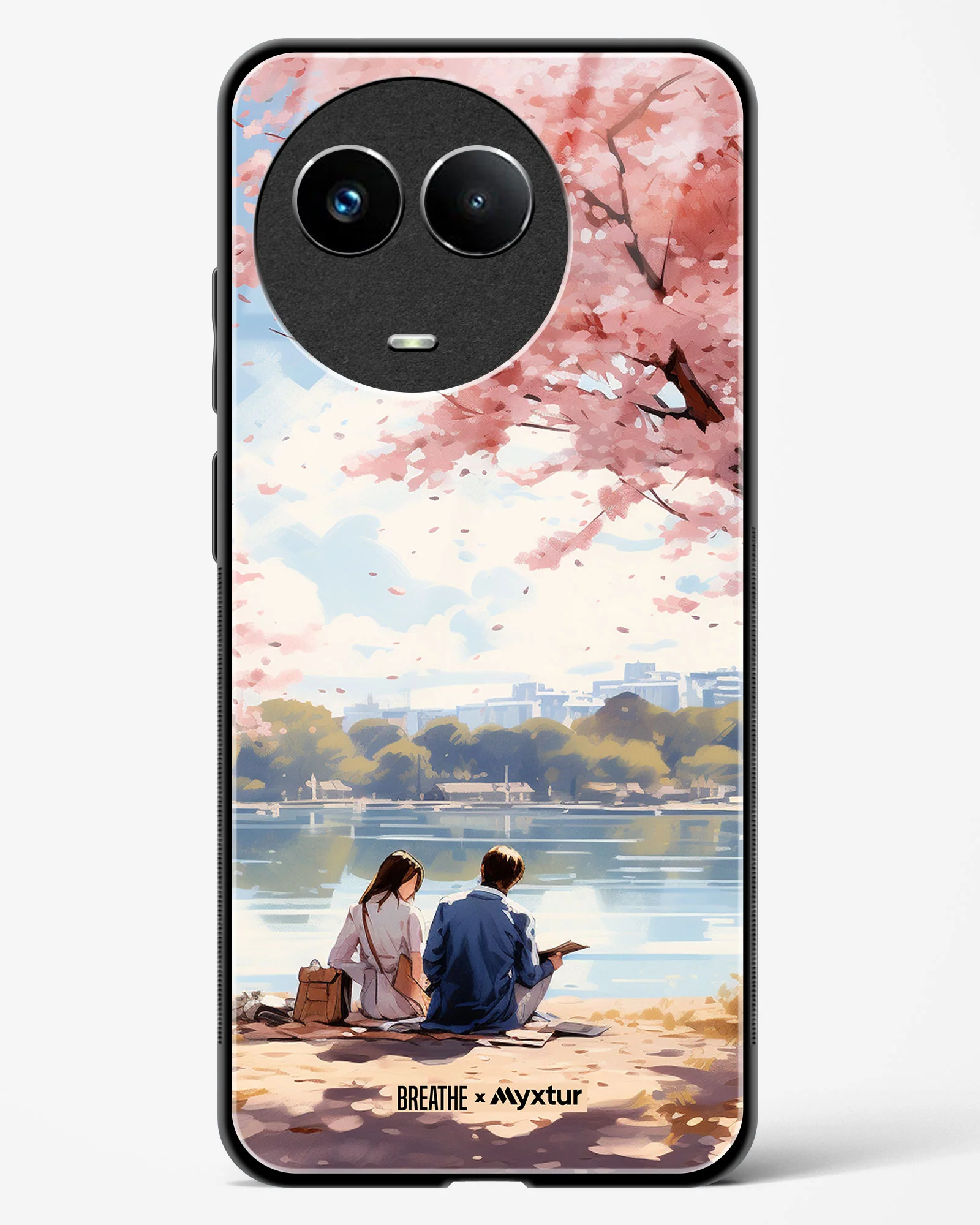 Sakura Serenade [BREATHE] Glass Case Phone Cover (Realme) - Image 117