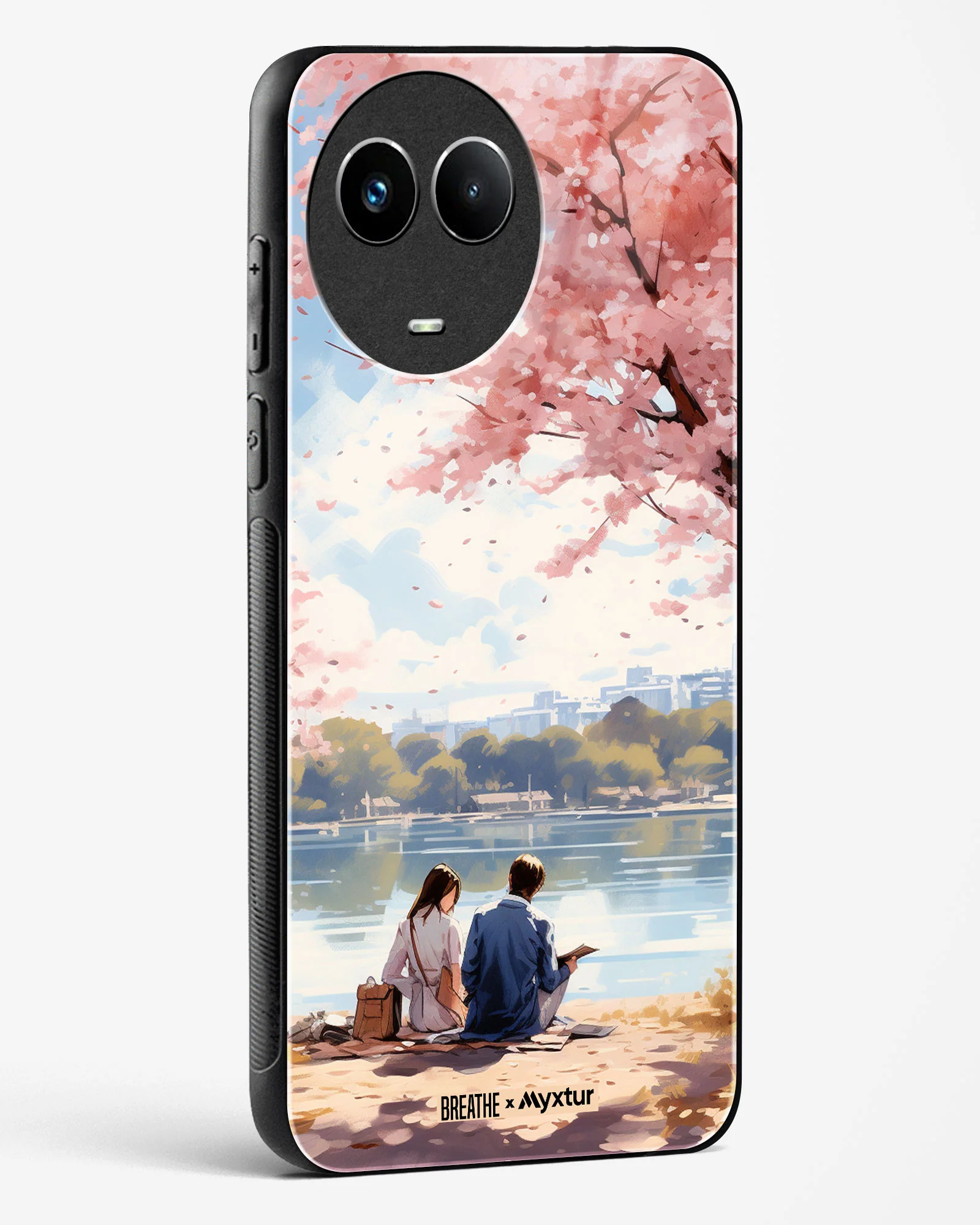 Sakura Serenade [BREATHE] Glass Case Phone Cover (Realme) - Image 118