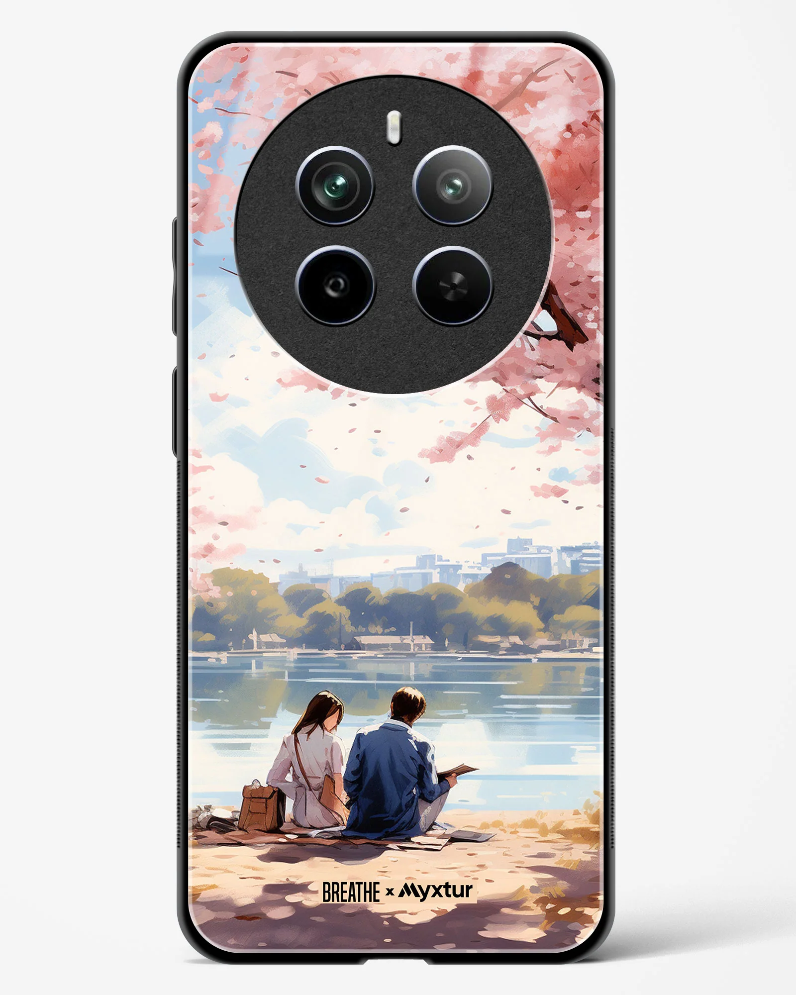 Sakura Serenade [BREATHE] Glass Case Phone Cover (Realme) - Image 121