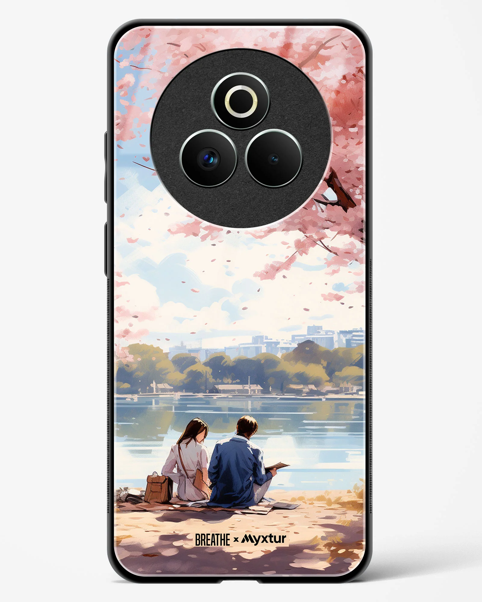 Sakura Serenade [BREATHE] Glass Case Phone Cover (Realme) - Image 129