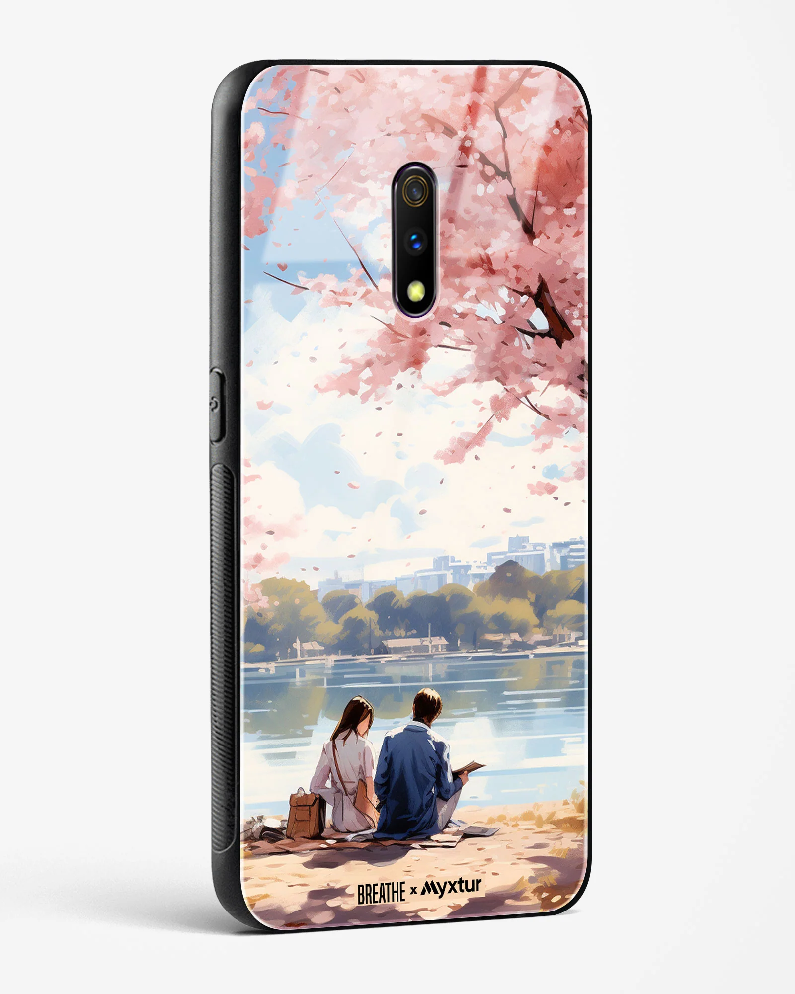 Sakura Serenade [BREATHE] Glass Case Phone Cover (Realme) - Image 134