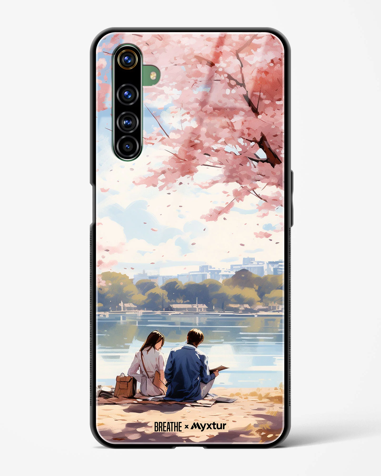 Sakura Serenade [BREATHE] Glass Case Phone Cover (Realme) - Image 137