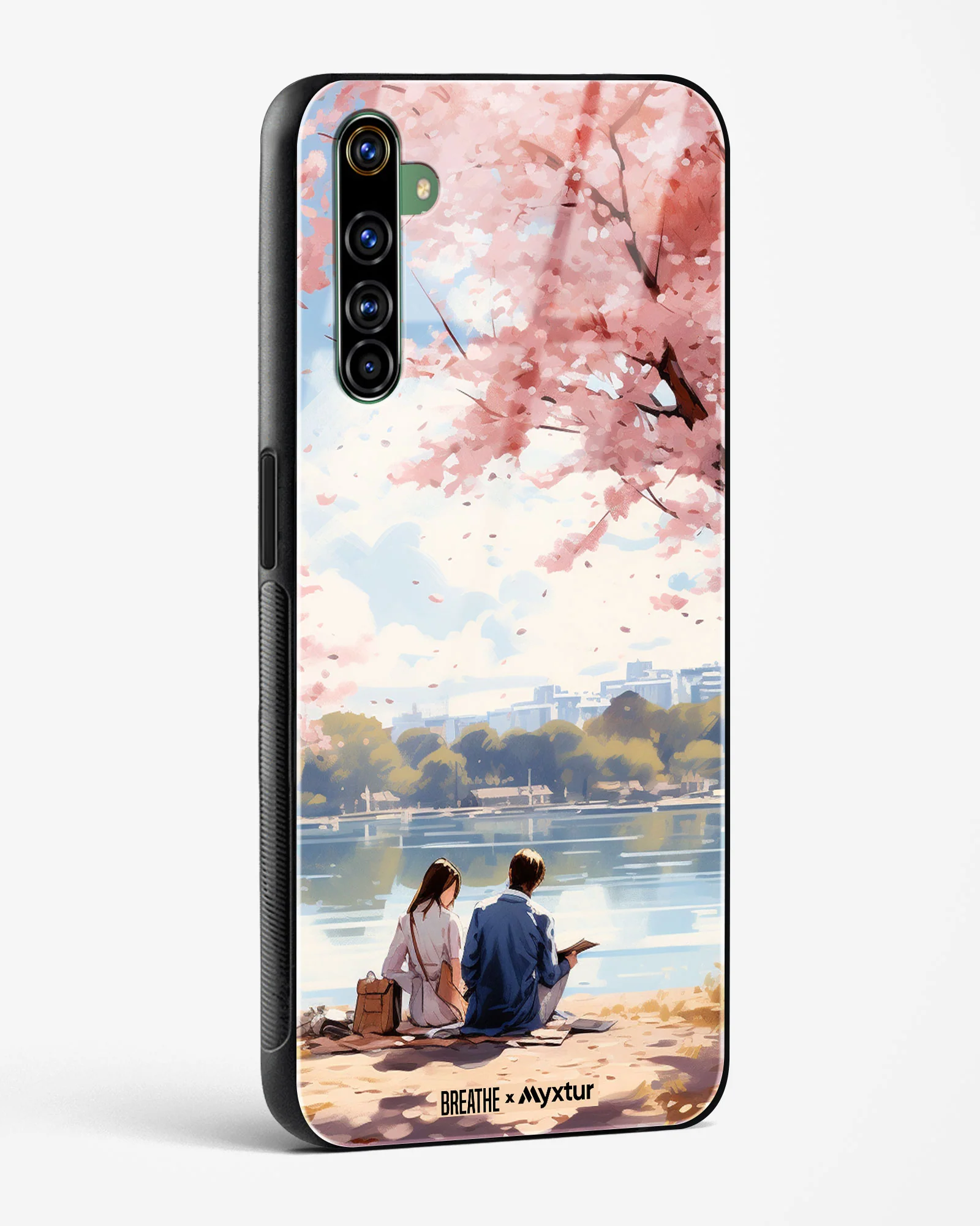 Sakura Serenade [BREATHE] Glass Case Phone Cover (Realme) - Image 138