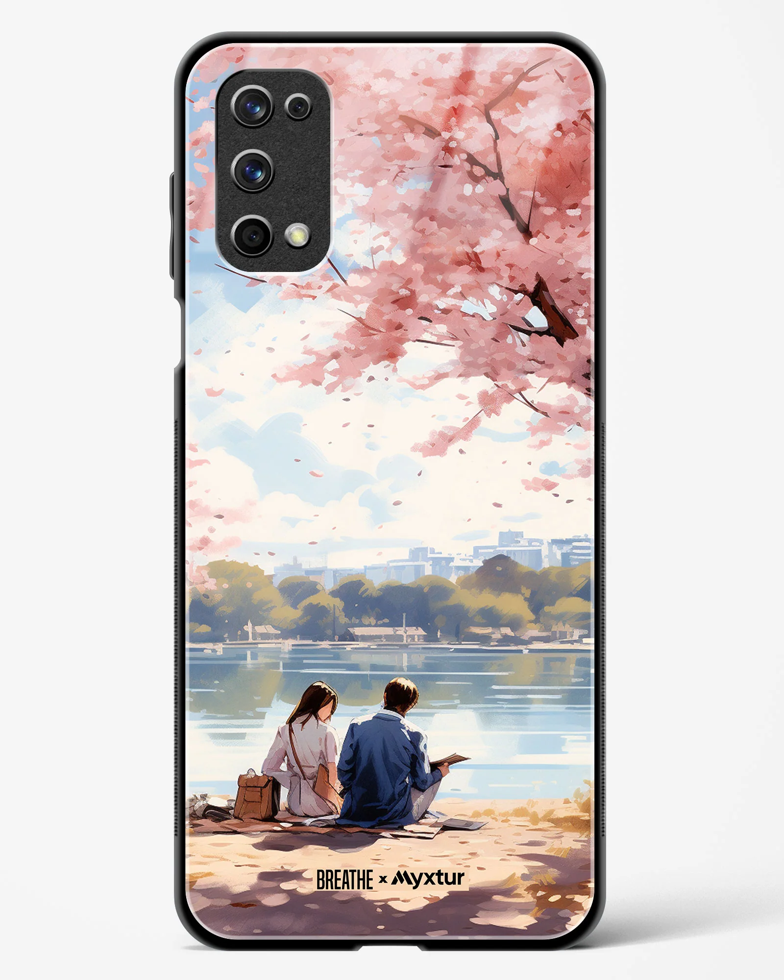Sakura Serenade [BREATHE] Glass Case Phone Cover (Realme) - Image 141