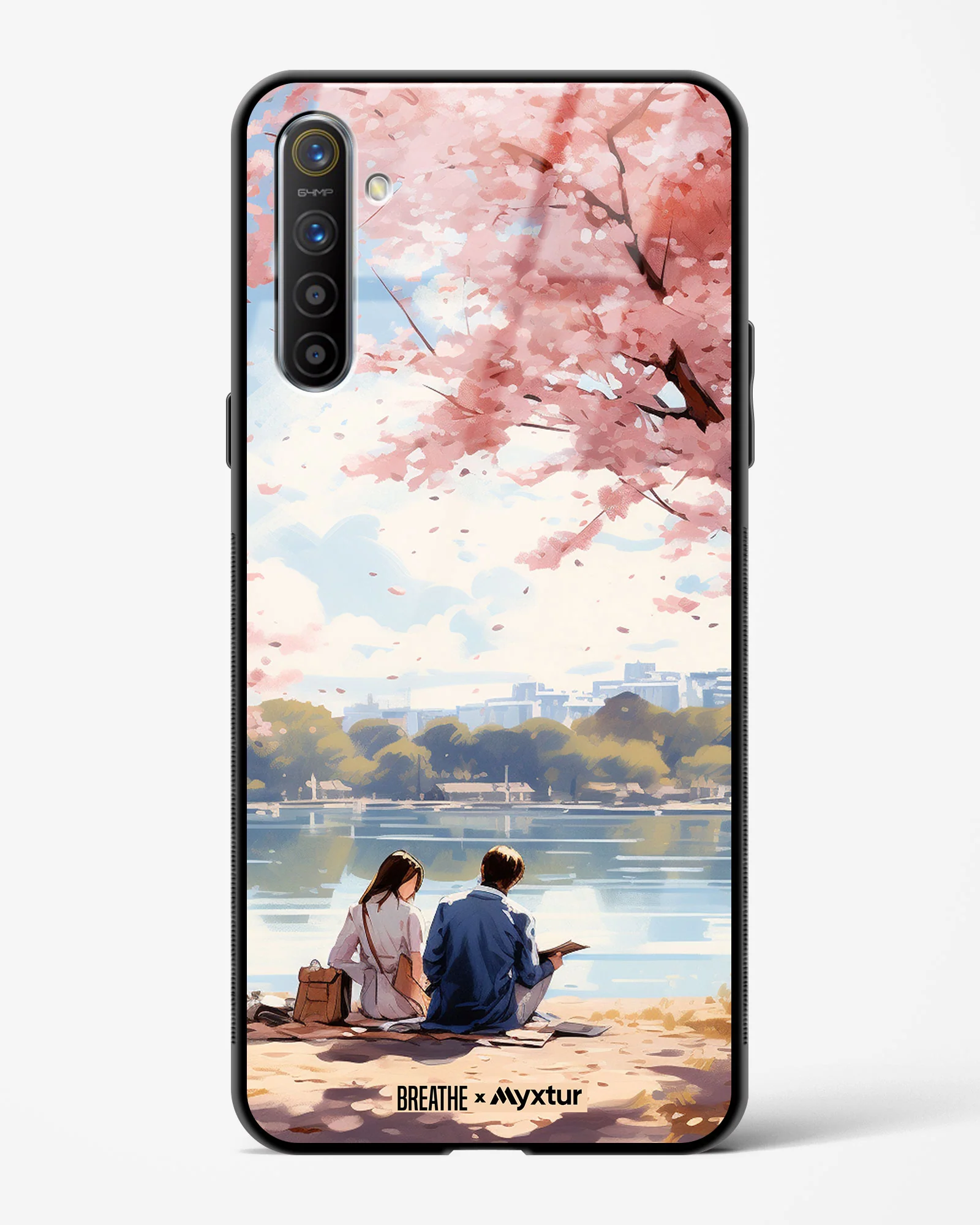 Sakura Serenade [BREATHE] Glass Case Phone Cover (Realme) - Image 143
