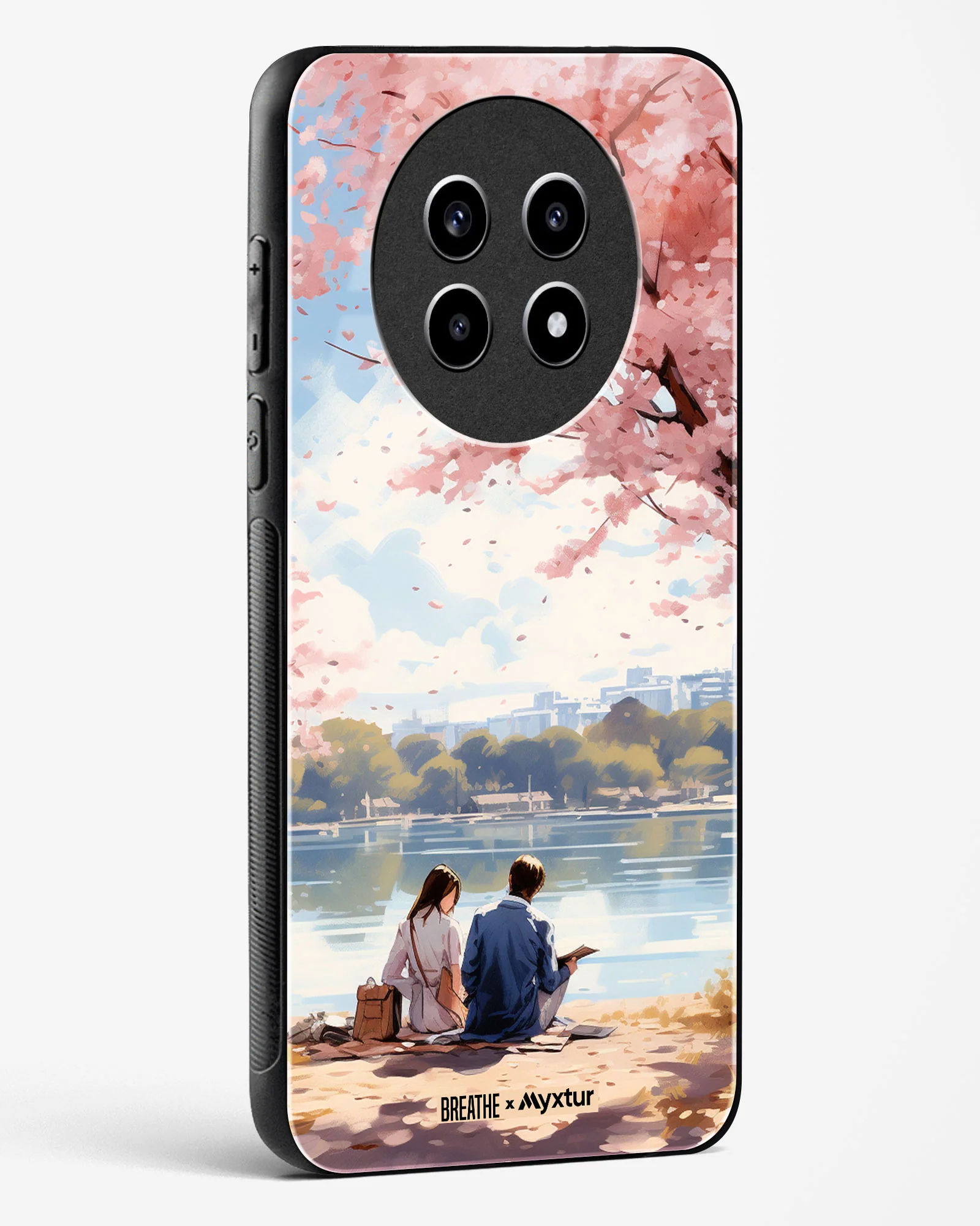 Sakura Serenade [BREATHE] Glass Case Phone Cover (Realme) - Image 24