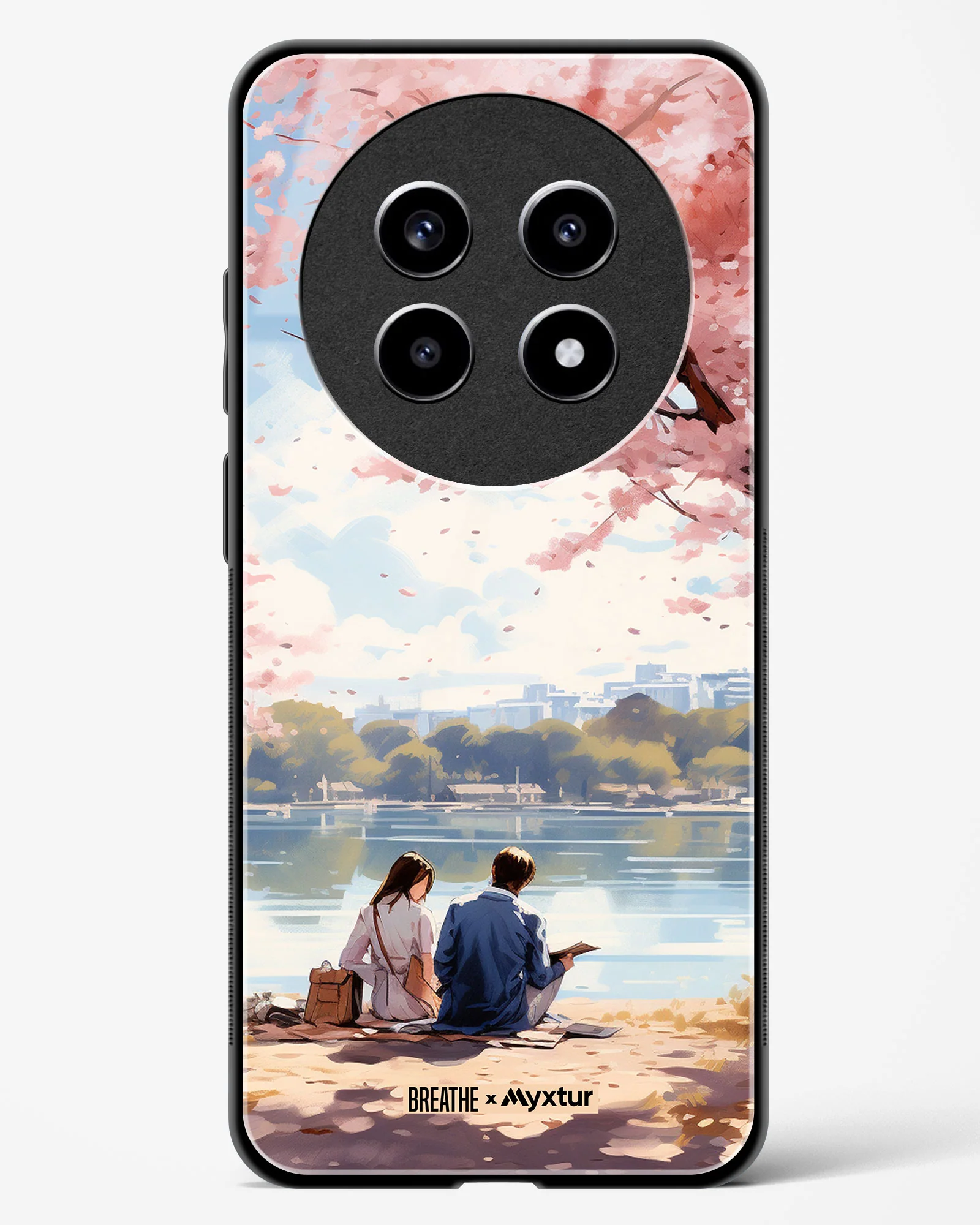 Sakura Serenade [BREATHE] Glass Case Phone Cover (Realme) - Image 25