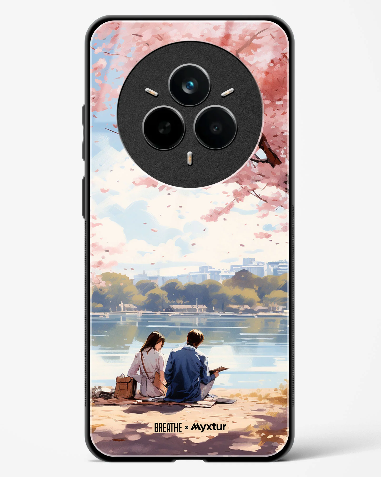 Sakura Serenade [BREATHE] Glass Case Phone Cover (Realme) - Image 27