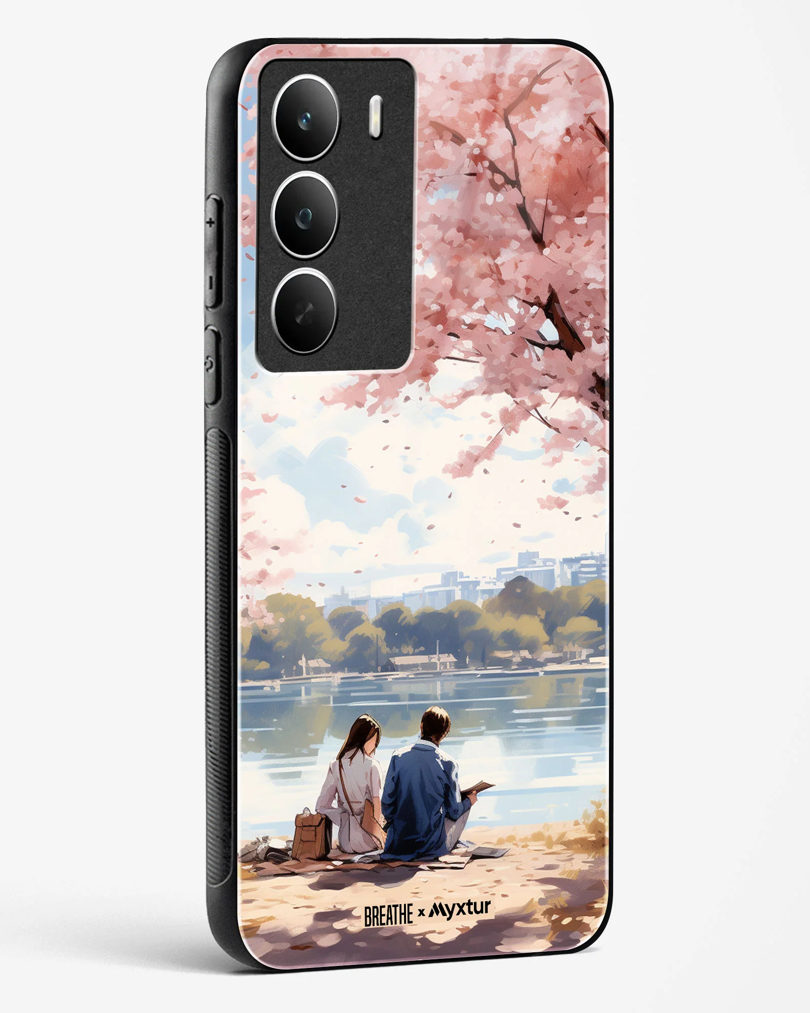 Sakura Serenade [BREATHE] Glass Case Phone Cover (Realme) - Image 32
