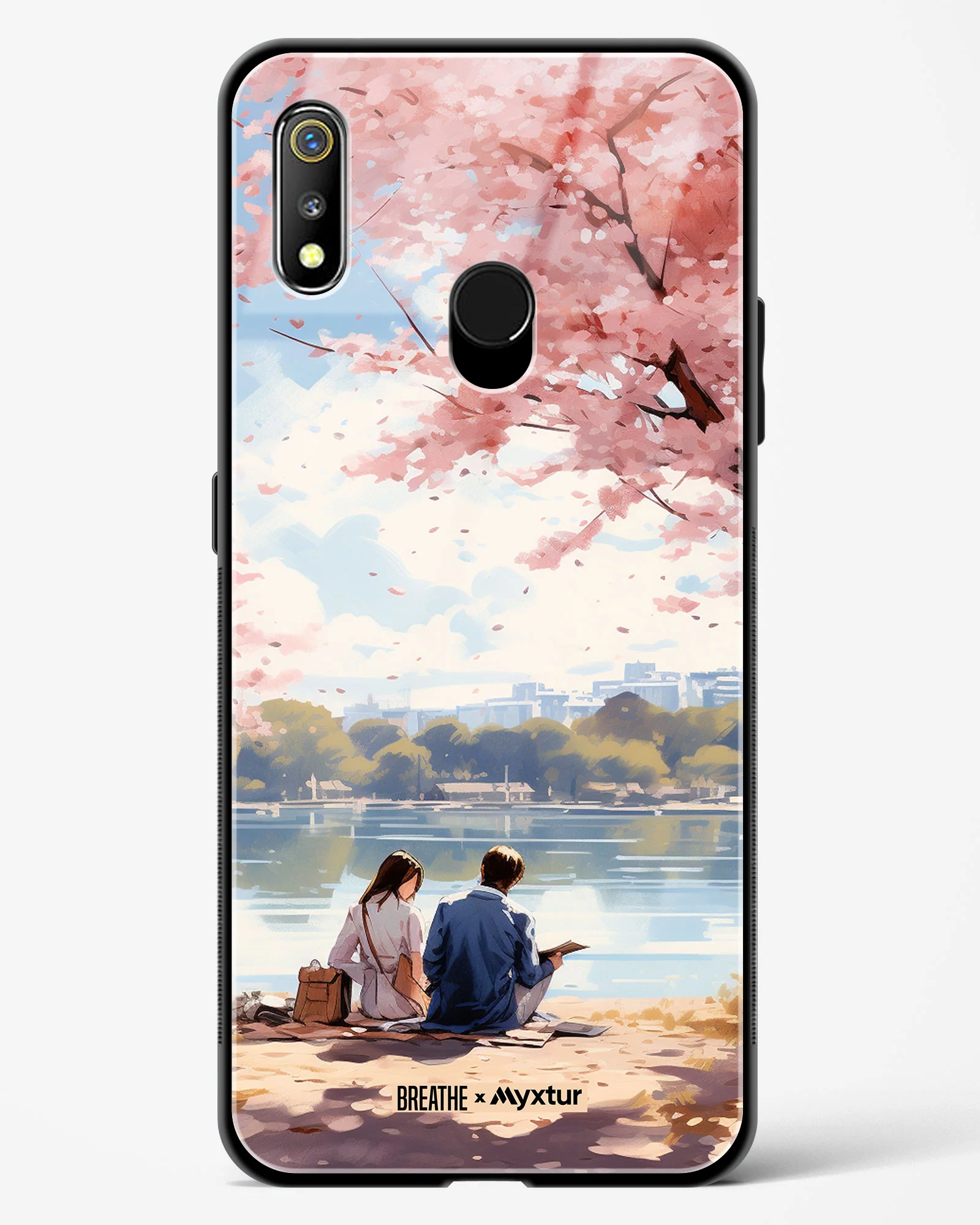 Sakura Serenade [BREATHE] Glass Case Phone Cover (Realme) - Image 37