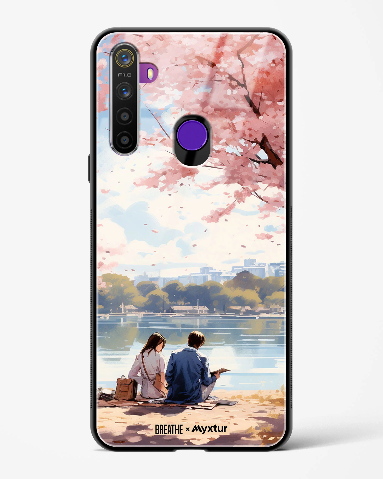 Sakura Serenade [BREATHE] Glass Case Phone Cover (Realme) - Image 39