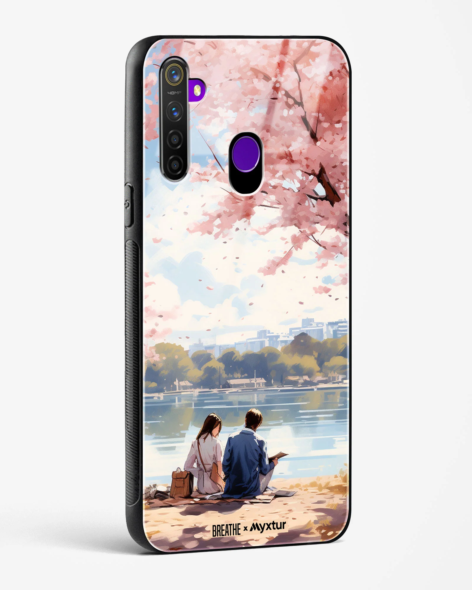 Sakura Serenade [BREATHE] Glass Case Phone Cover (Realme) - Image 42