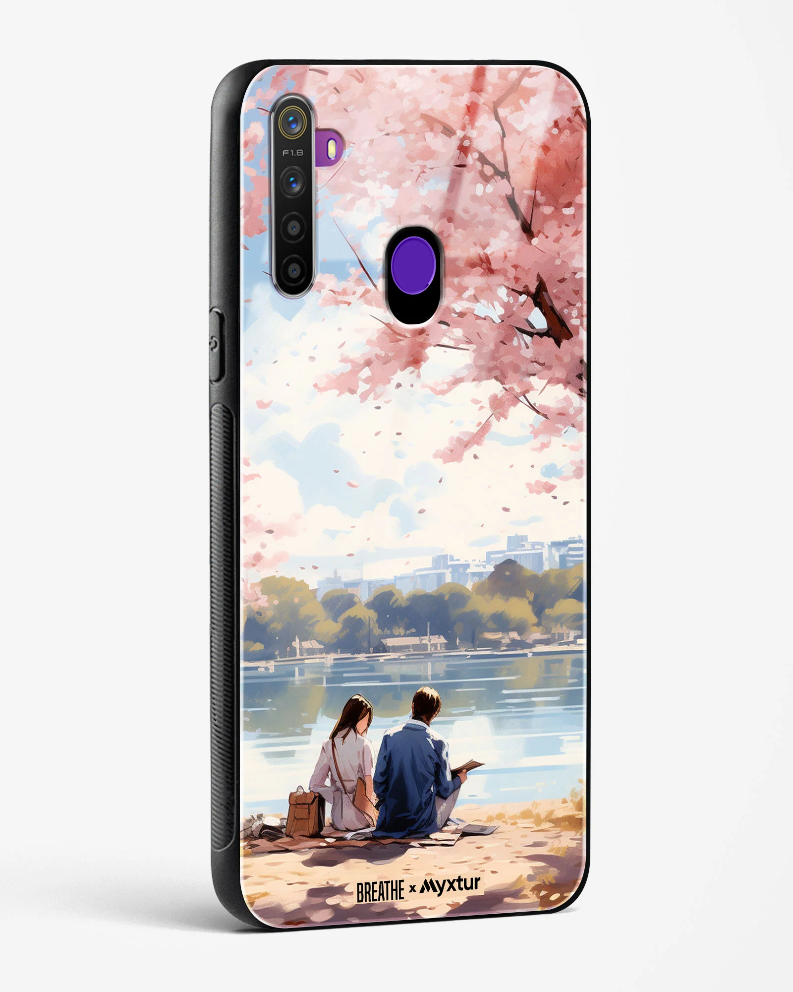 Sakura Serenade [BREATHE] Glass Case Phone Cover (Realme) - Image 44