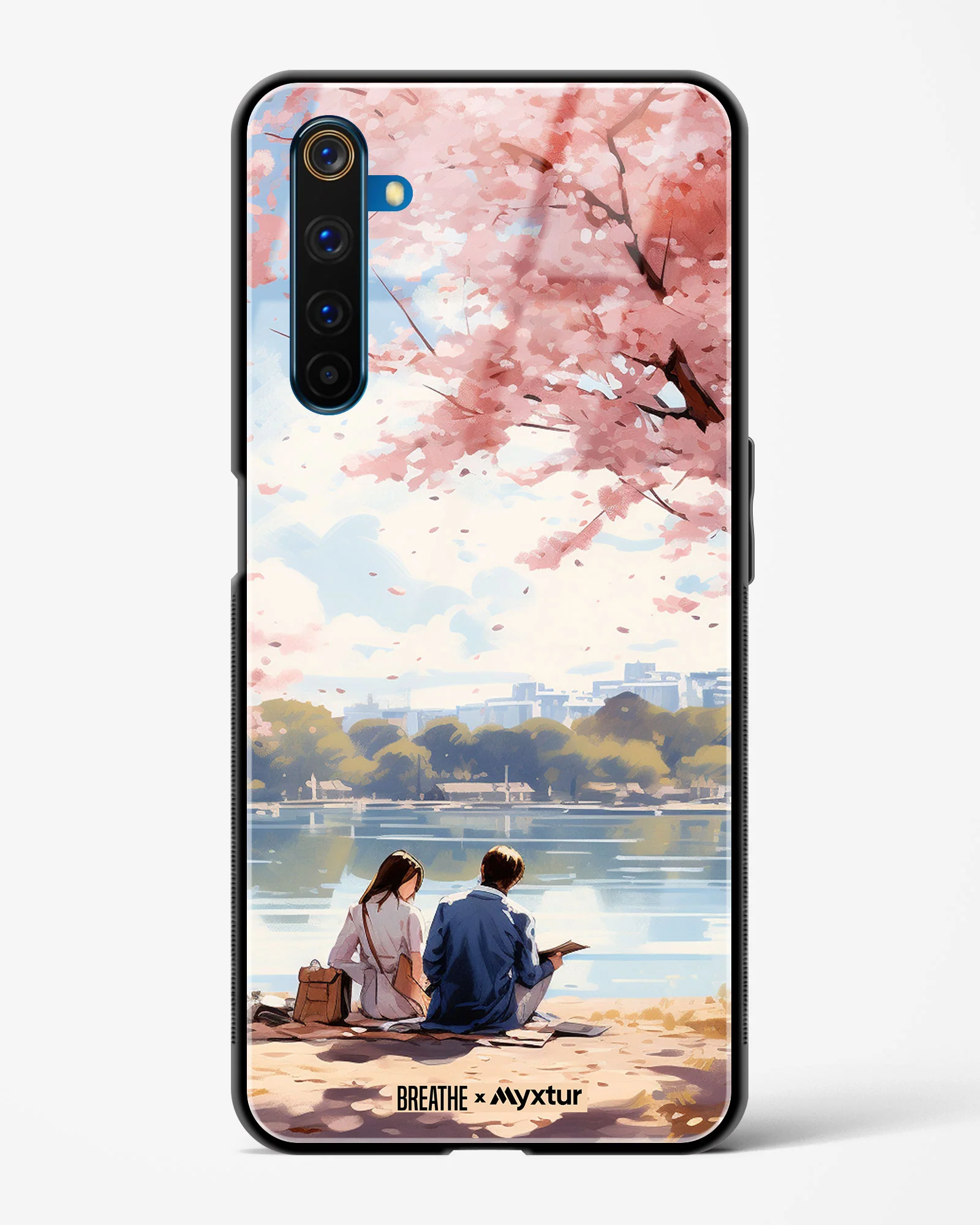 Sakura Serenade [BREATHE] Glass Case Phone Cover (Realme) - Image 47
