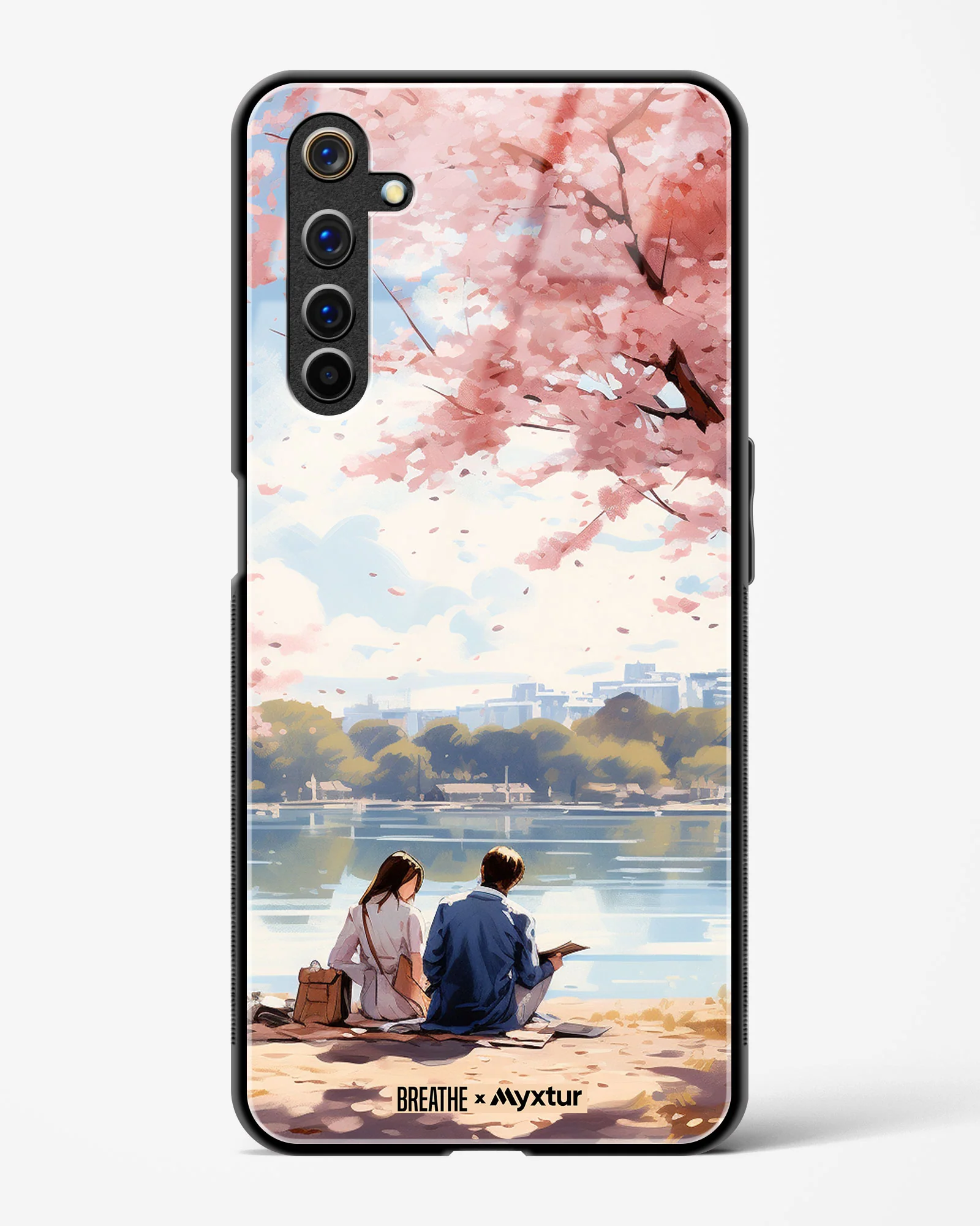 Sakura Serenade [BREATHE] Glass Case Phone Cover (Realme) - Image 51