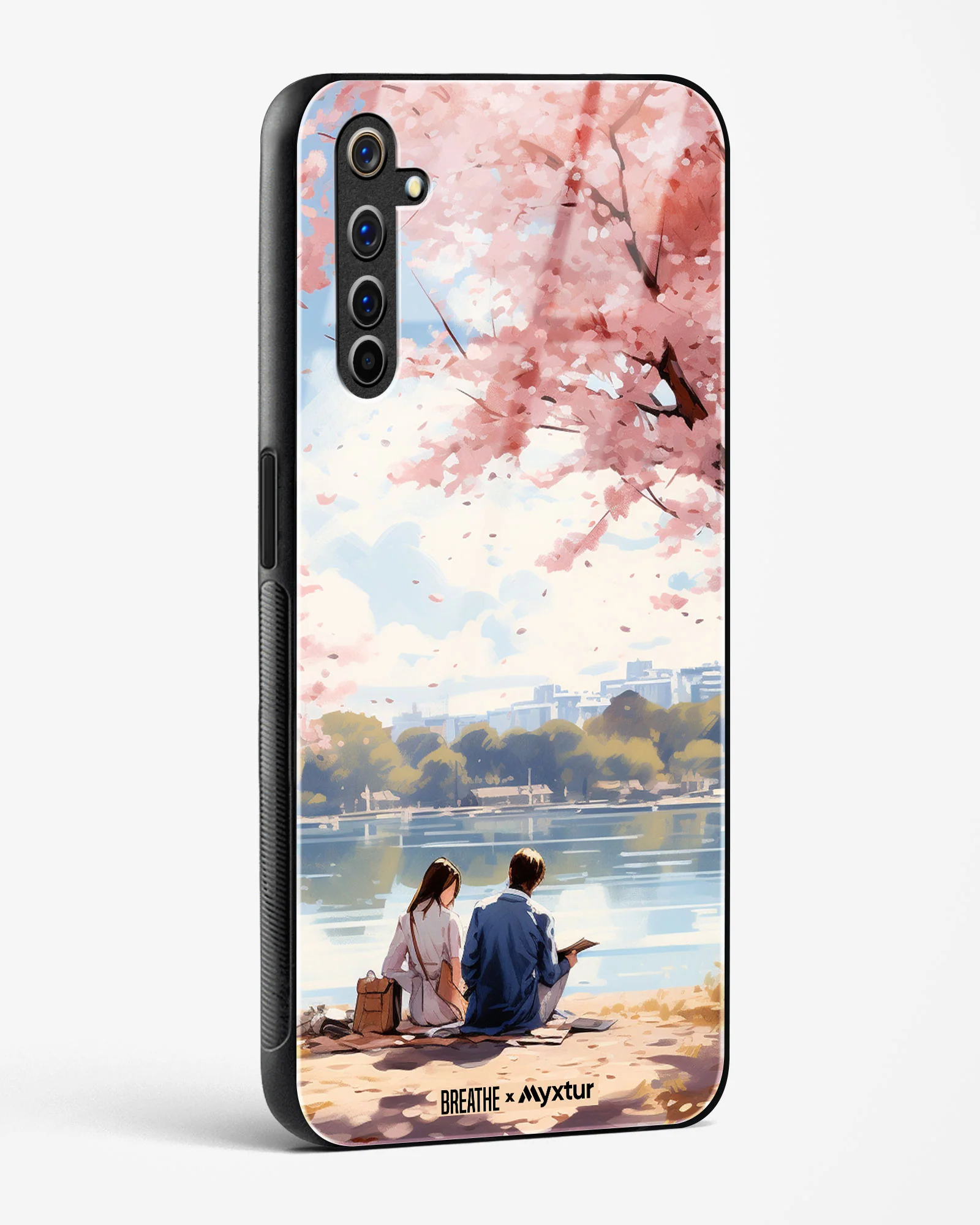 Sakura Serenade [BREATHE] Glass Case Phone Cover (Realme) - Image 52