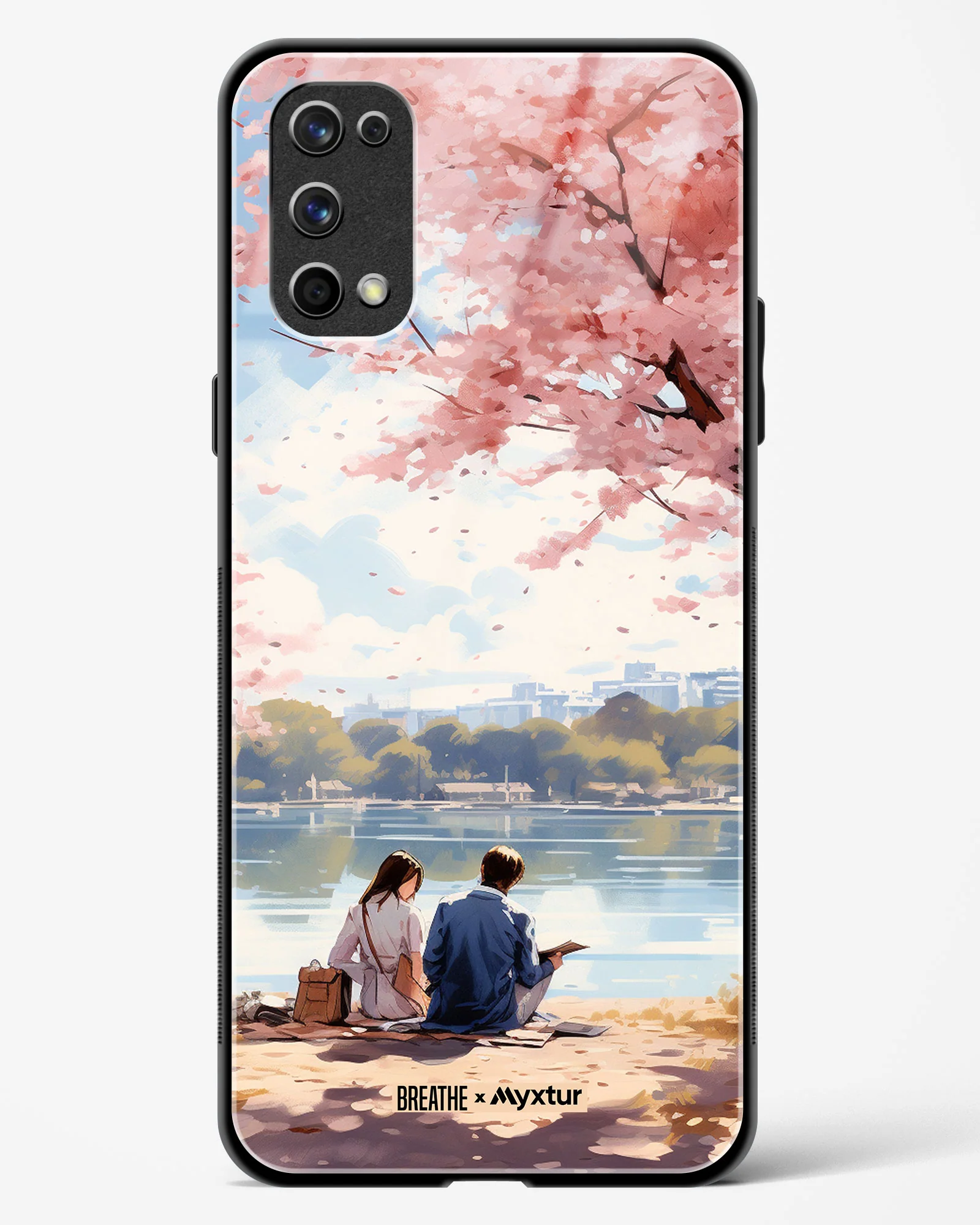 Sakura Serenade [BREATHE] Glass Case Phone Cover (Realme) - Image 55
