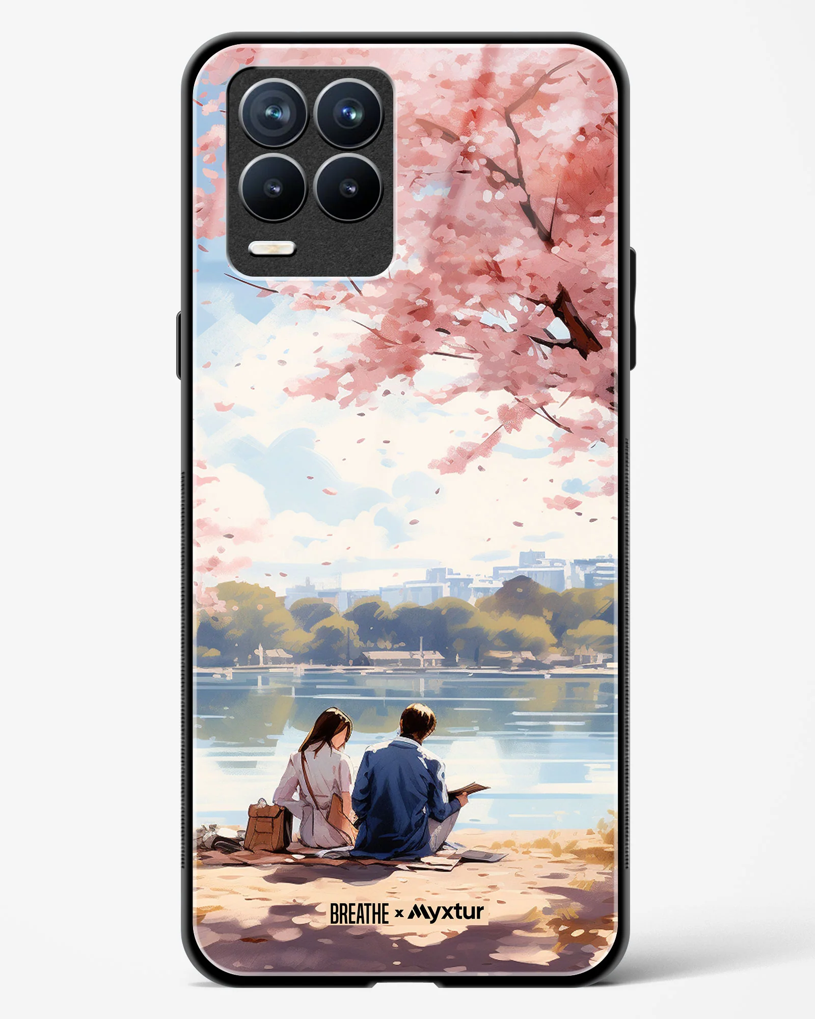 Sakura Serenade [BREATHE] Glass Case Phone Cover (Realme) - Image 63