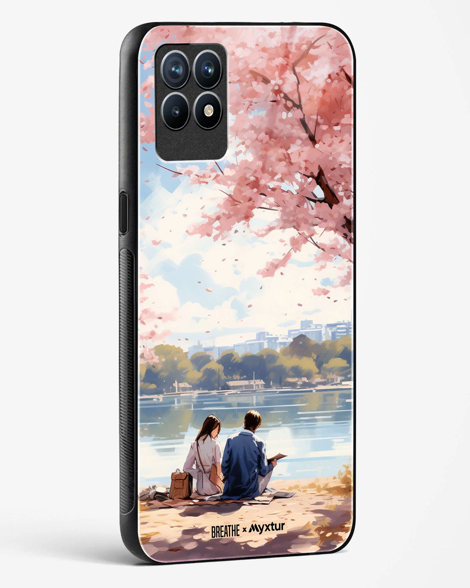 Sakura Serenade [BREATHE] Glass Case Phone Cover (Realme) - Image 66