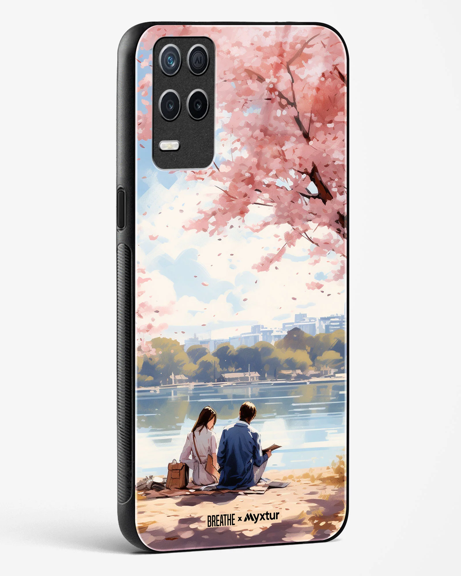 Sakura Serenade [BREATHE] Glass Case Phone Cover (Realme) - Image 72