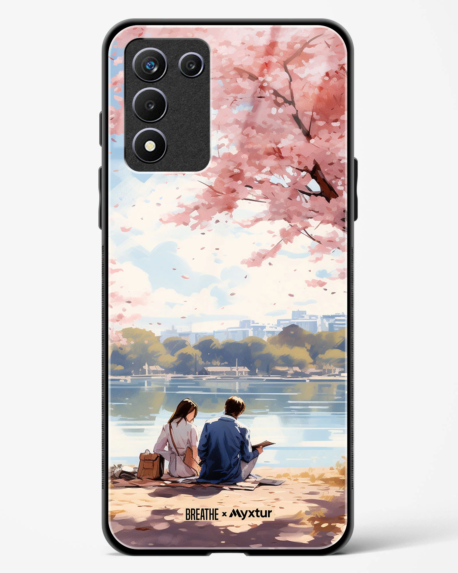 Sakura Serenade [BREATHE] Glass Case Phone Cover (Realme) - Image 73
