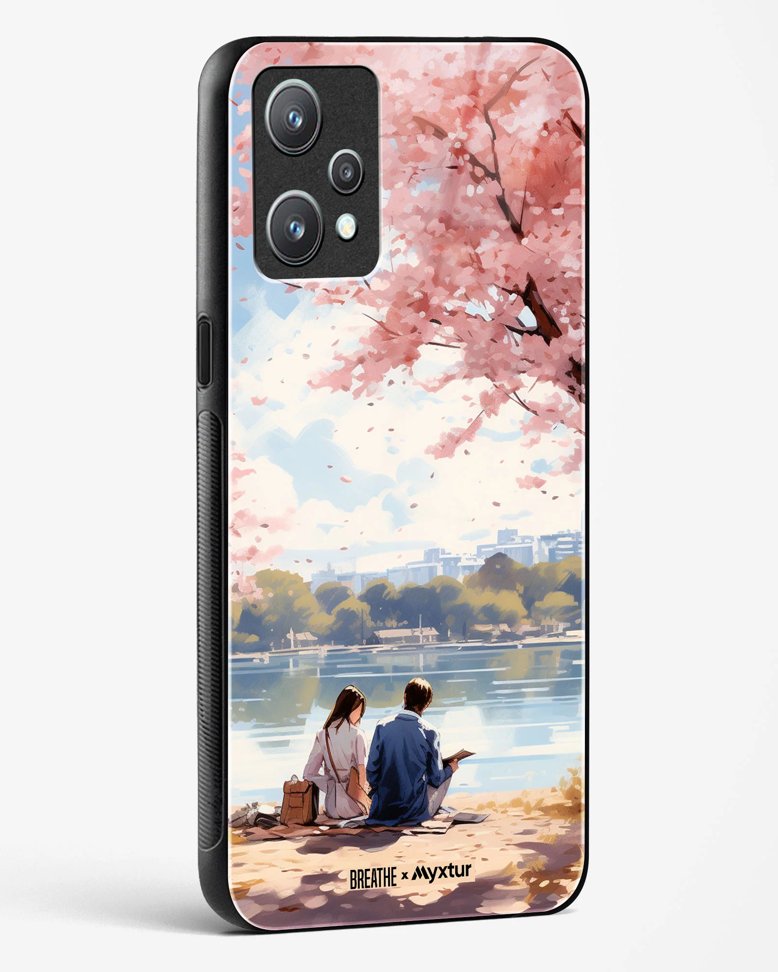 Sakura Serenade [BREATHE] Glass Case Phone Cover (Realme) - Image 76