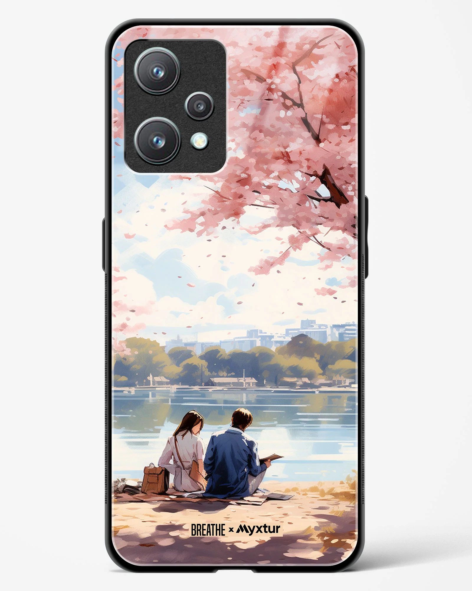 Sakura Serenade [BREATHE] Glass Case Phone Cover (Realme) - Image 77