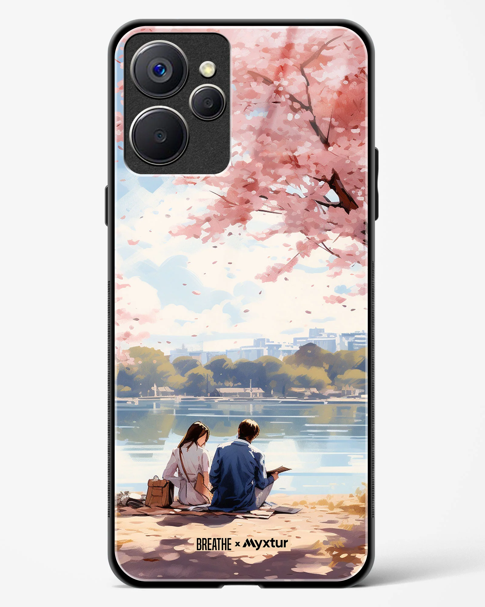 Sakura Serenade [BREATHE] Glass Case Phone Cover (Realme) - Image 79