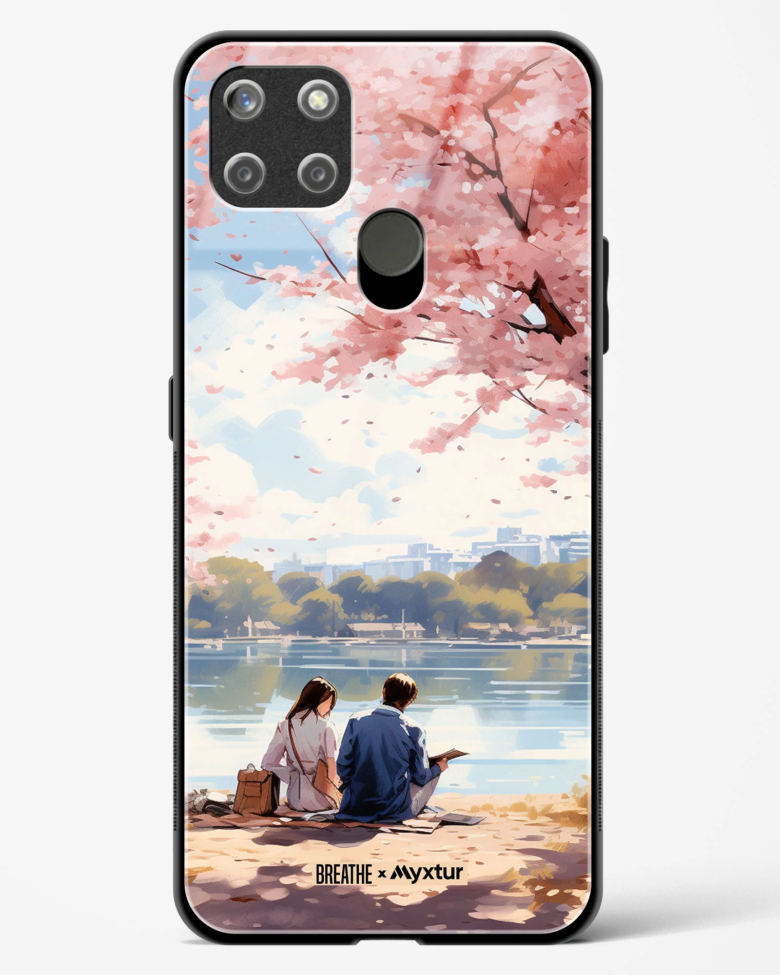 Sakura Serenade [BREATHE] Glass Case Phone Cover (Realme) - Image 81