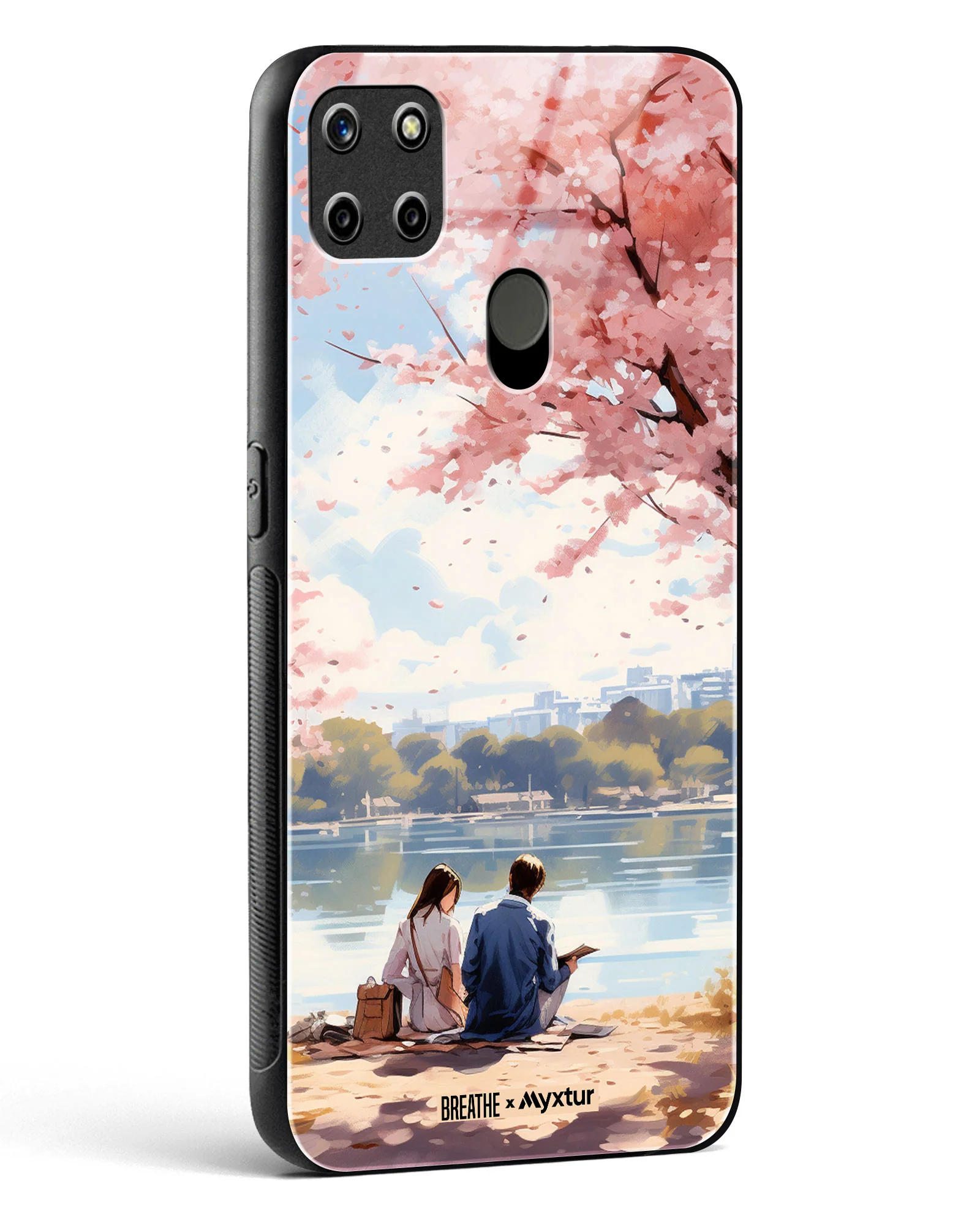 Sakura Serenade [BREATHE] Glass Case Phone Cover (Realme) - Image 82