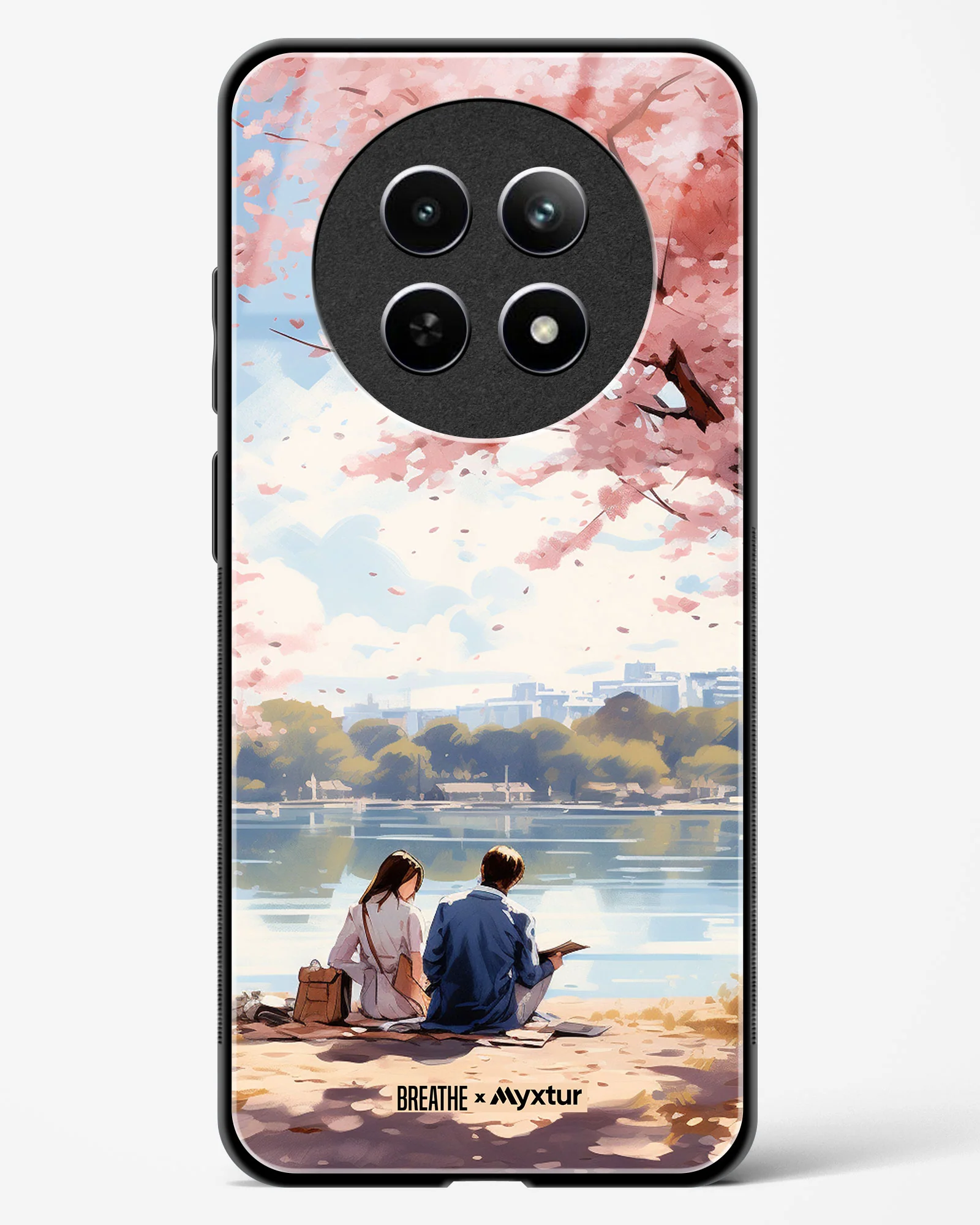 Sakura Serenade [BREATHE] Glass Case Phone Cover (Realme) - Image 83