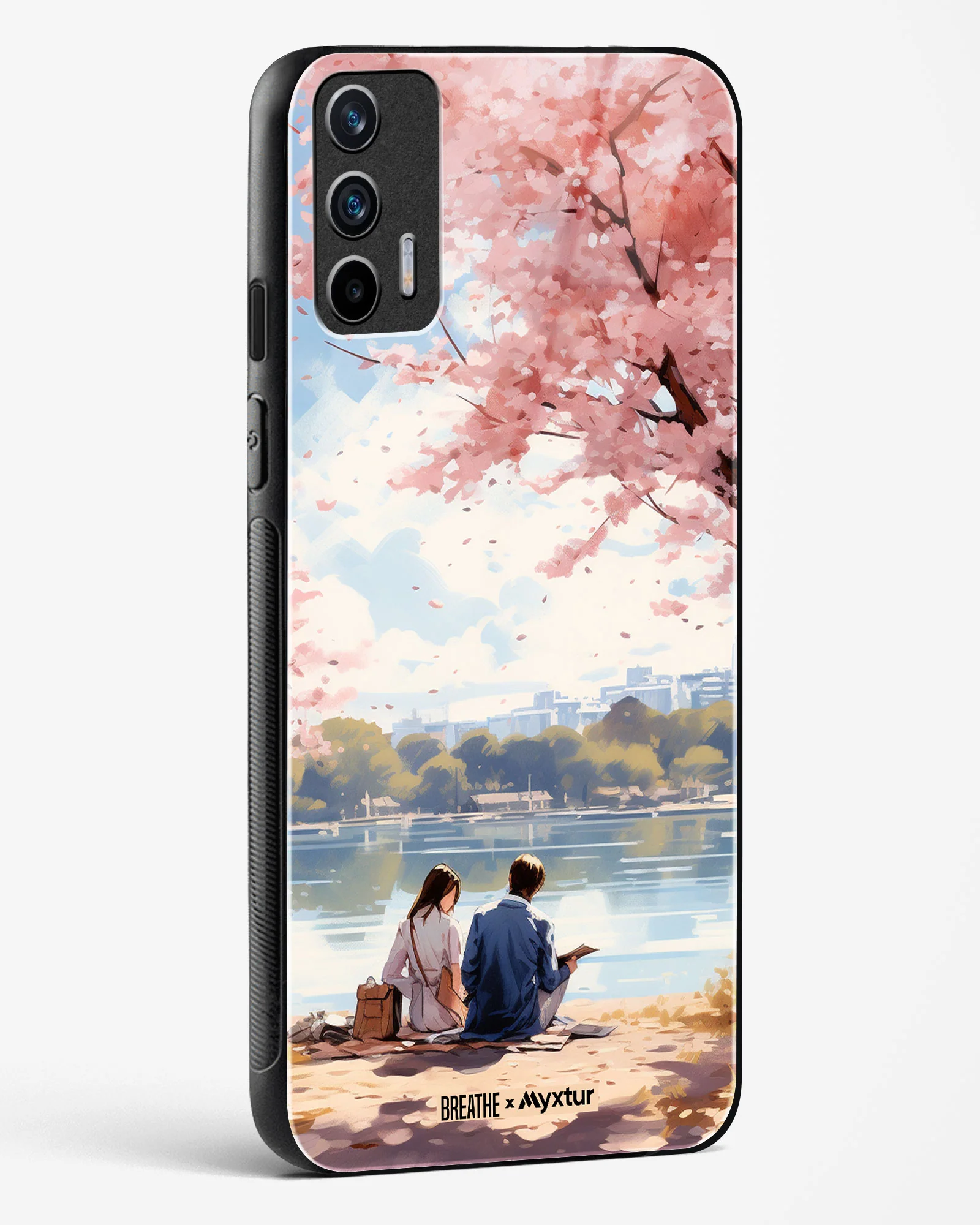 Sakura Serenade [BREATHE] Glass Case Phone Cover (Realme) - Image 88