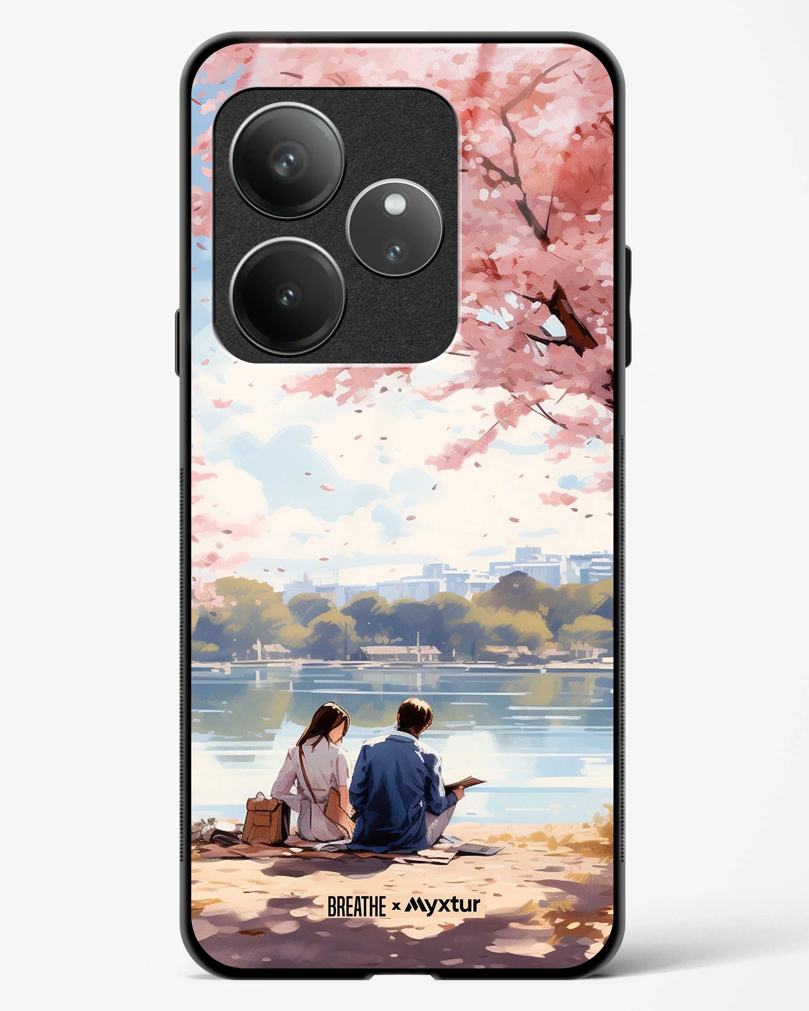 Sakura Serenade [BREATHE] Glass Case Phone Cover (Realme) - Image 89