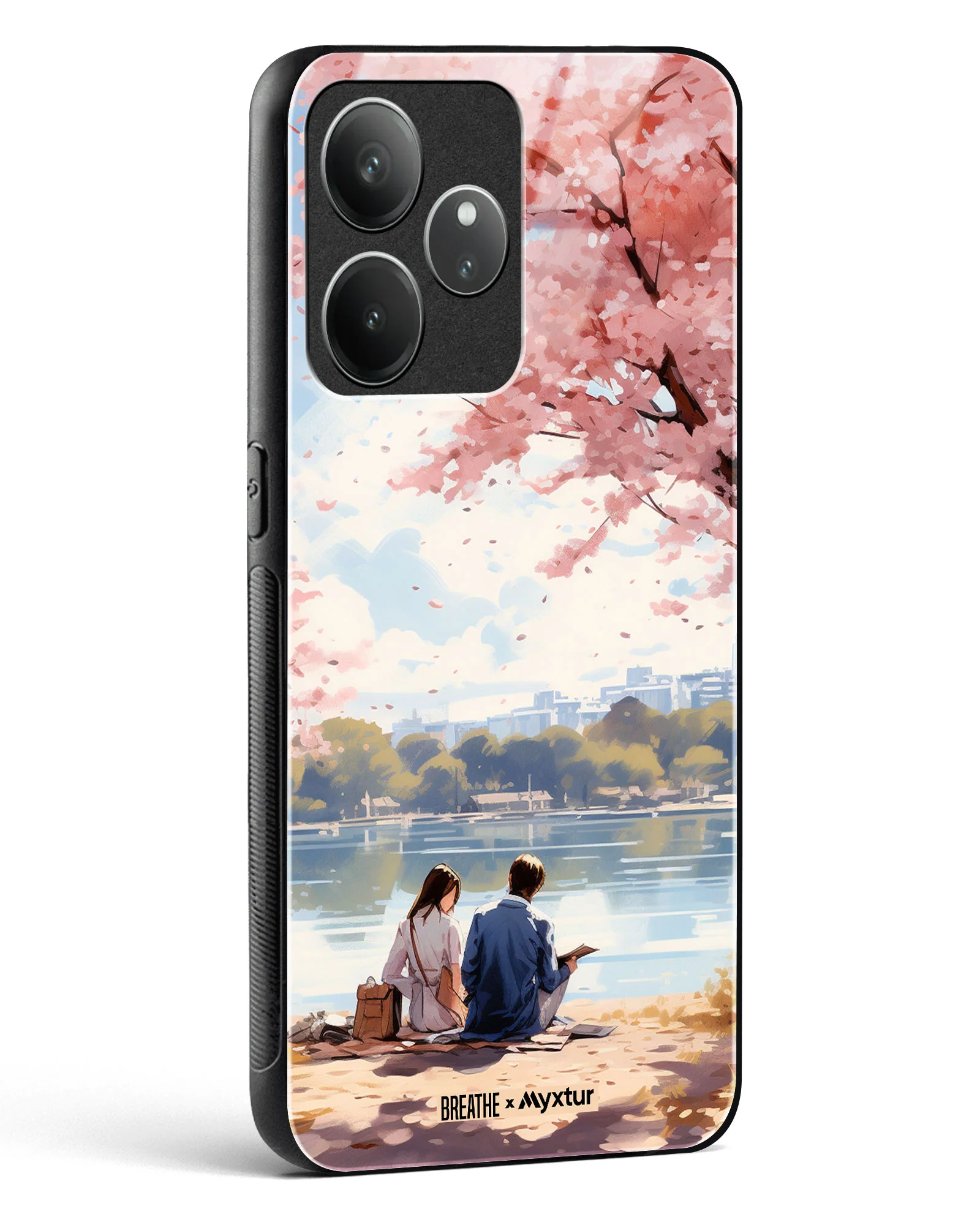 Sakura Serenade [BREATHE] Glass Case Phone Cover (Realme) - Image 90