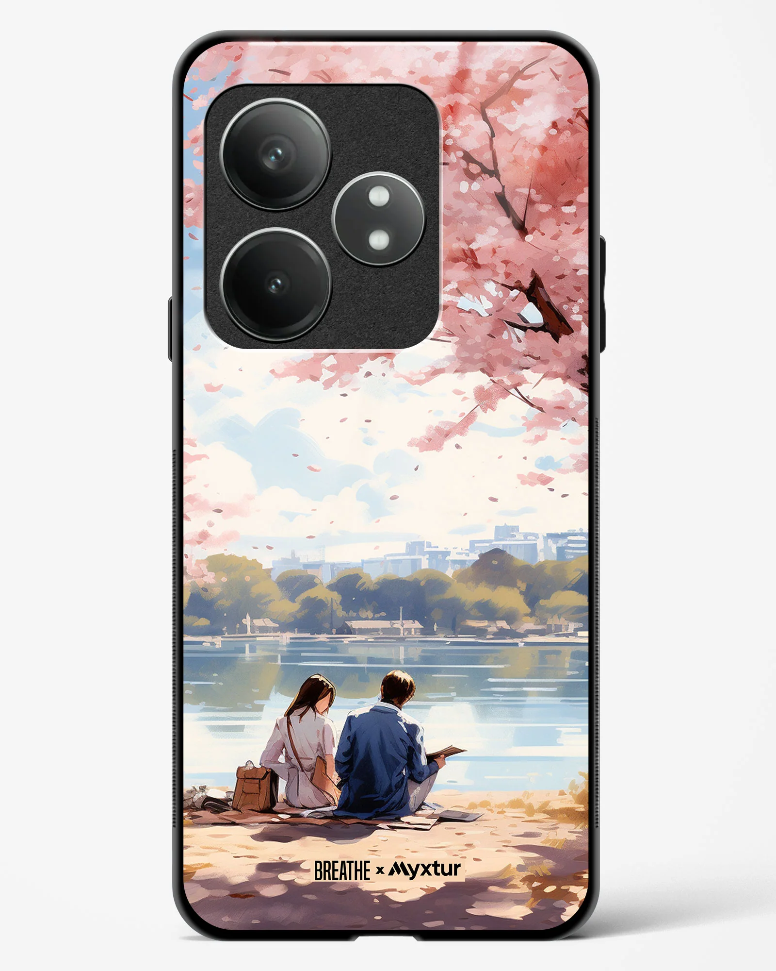 Sakura Serenade [BREATHE] Glass Case Phone Cover (Realme) - Image 91