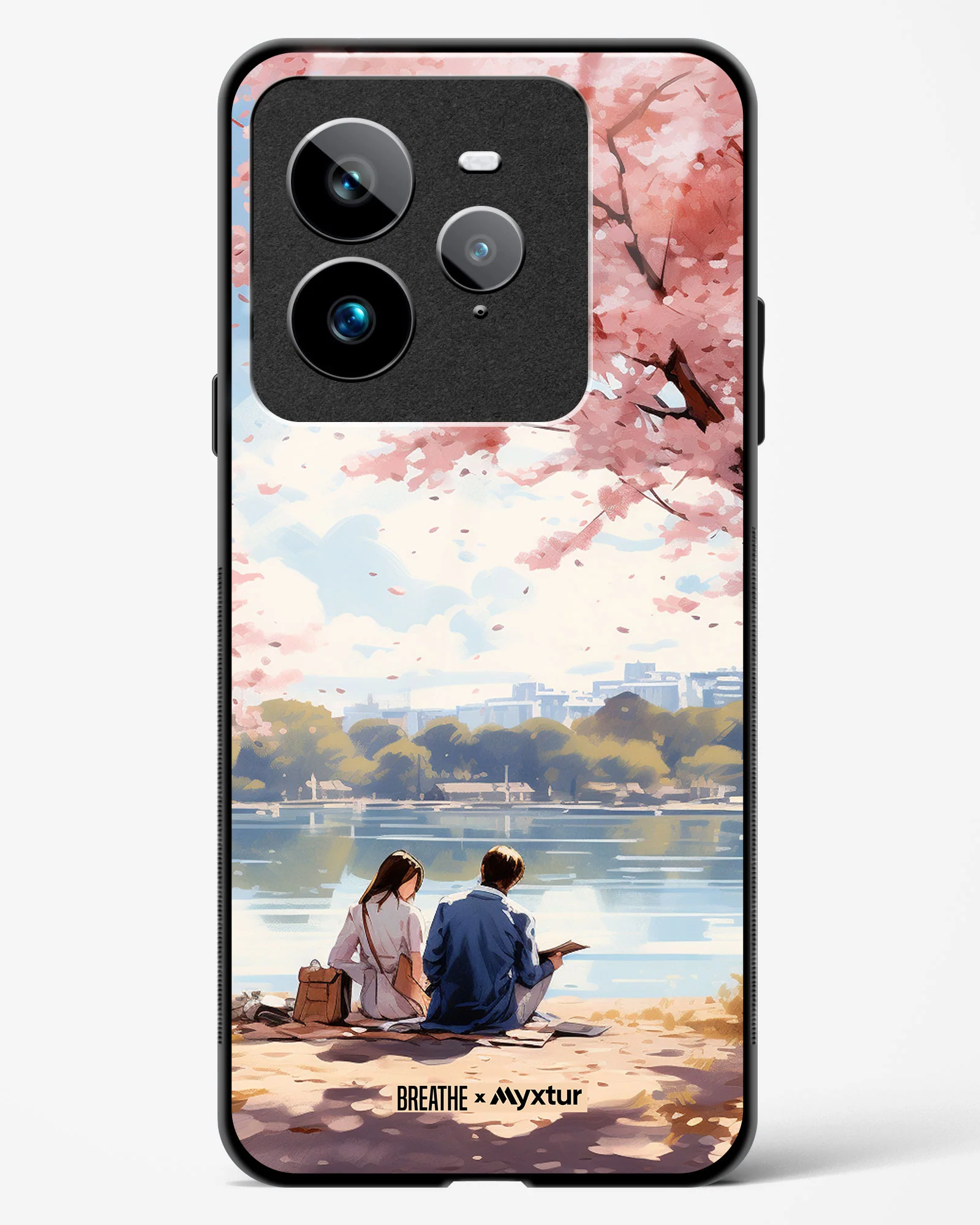 Sakura Serenade [BREATHE] Glass Case Phone Cover (Realme) - Image 93