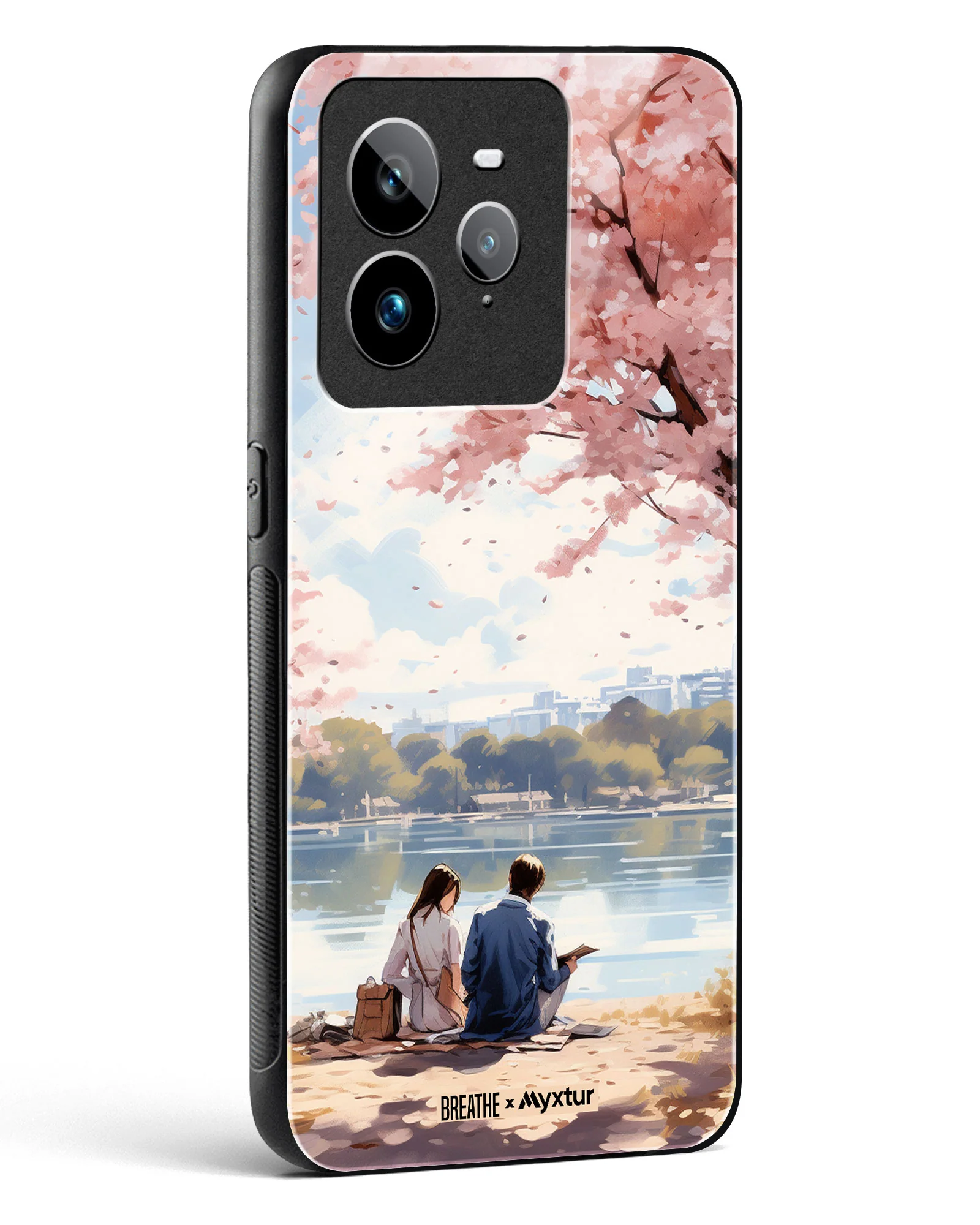 Sakura Serenade [BREATHE] Glass Case Phone Cover (Realme) - Image 94