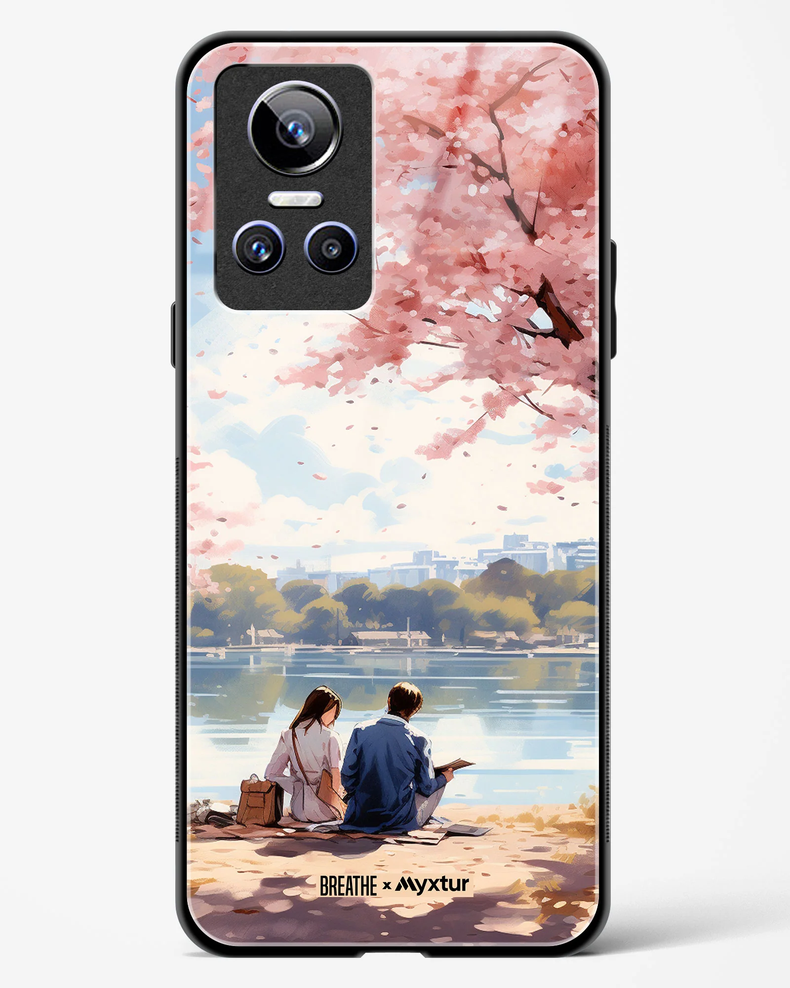 Sakura Serenade [BREATHE] Glass Case Phone Cover (Realme) - Image 97