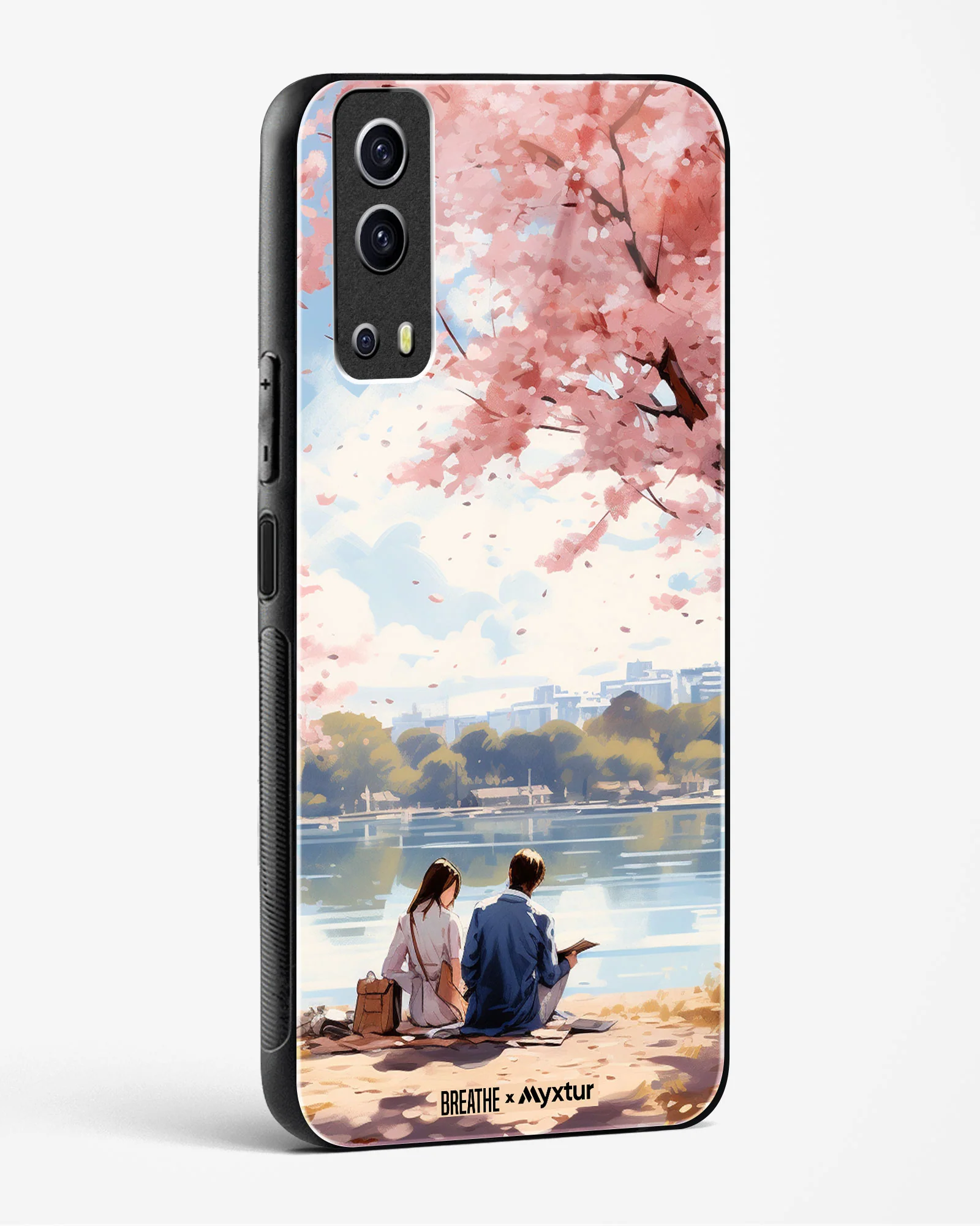 Sakura Serenade [BREATHE] Glass Case Phone Cover (Vivo) - Image 10