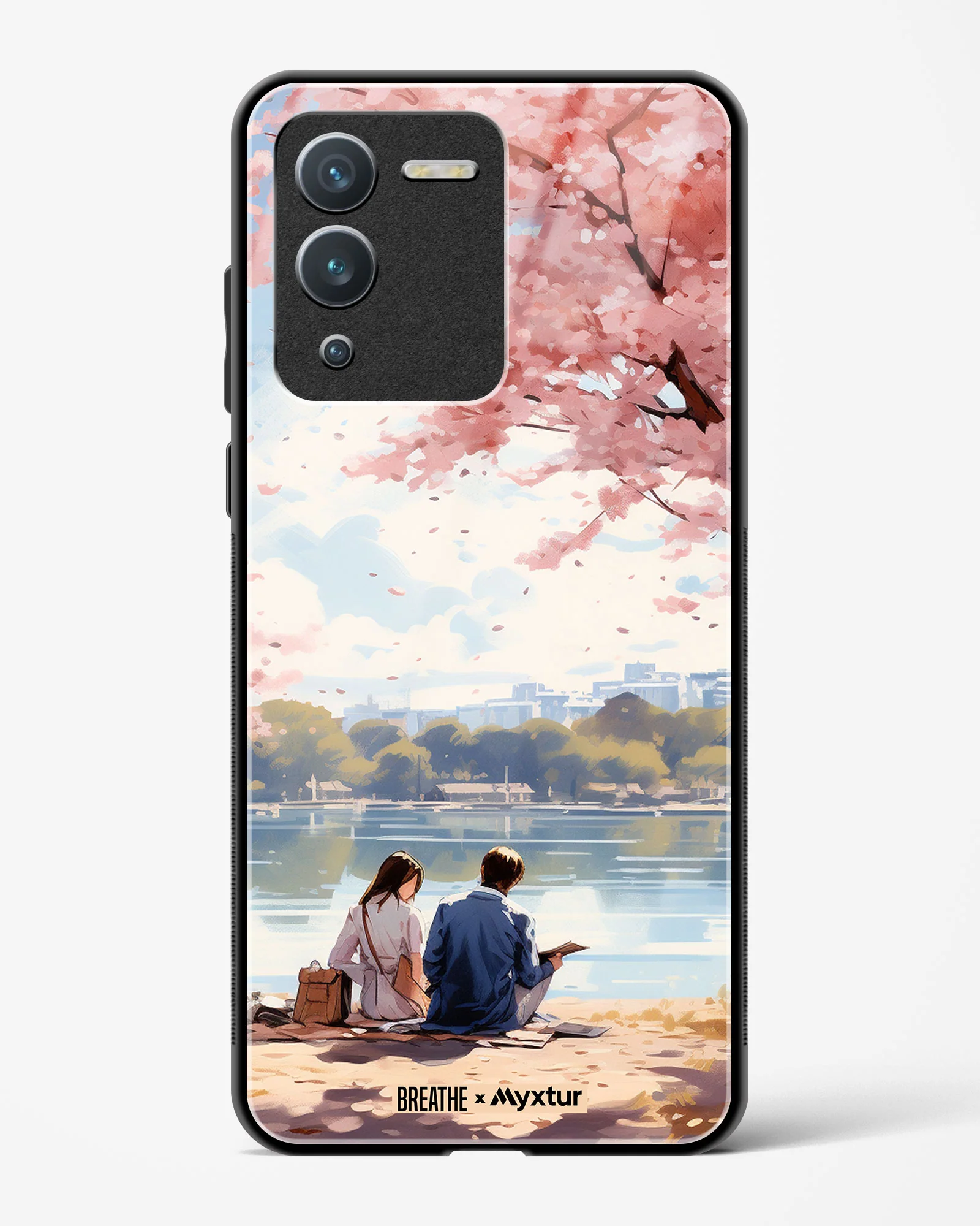 Sakura Serenade [BREATHE] Glass Case Phone Cover (Vivo) - Image 101