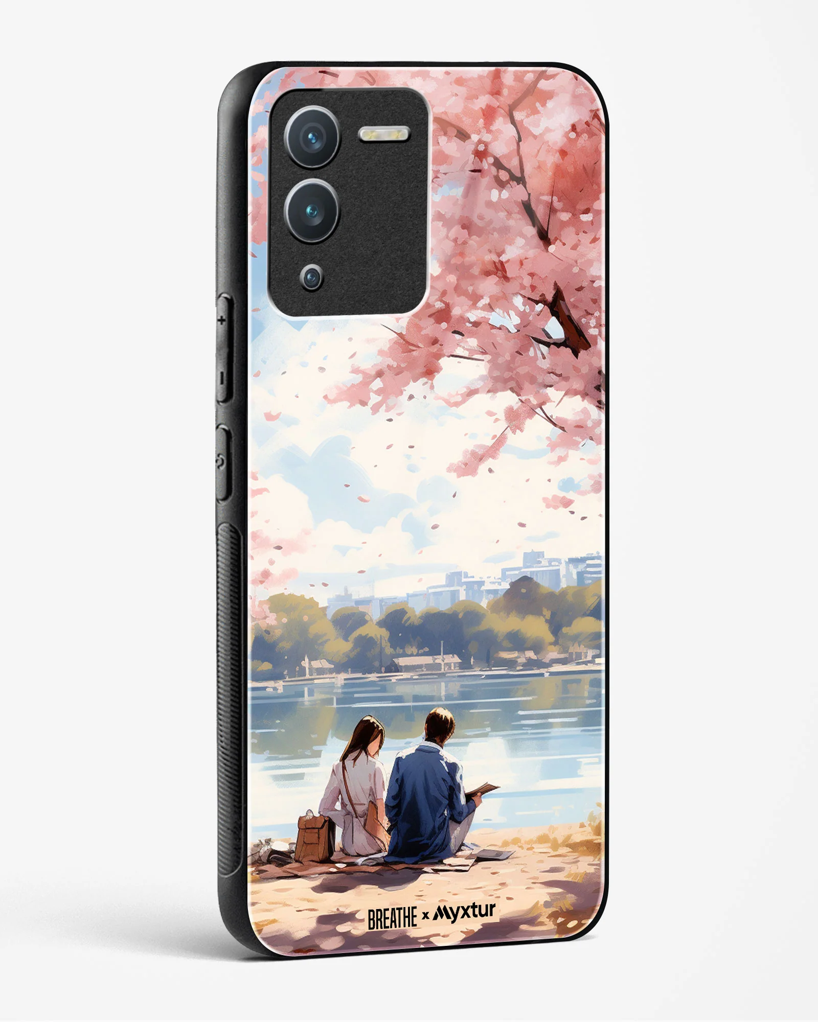 Sakura Serenade [BREATHE] Glass Case Phone Cover (Vivo) - Image 102