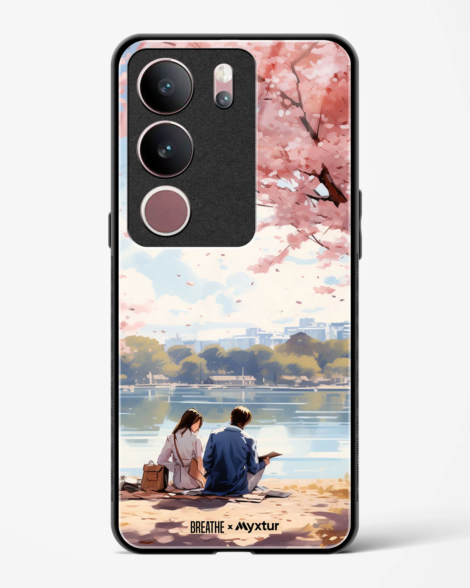 Sakura Serenade [BREATHE] Glass Case Phone Cover (Vivo) - Image 109