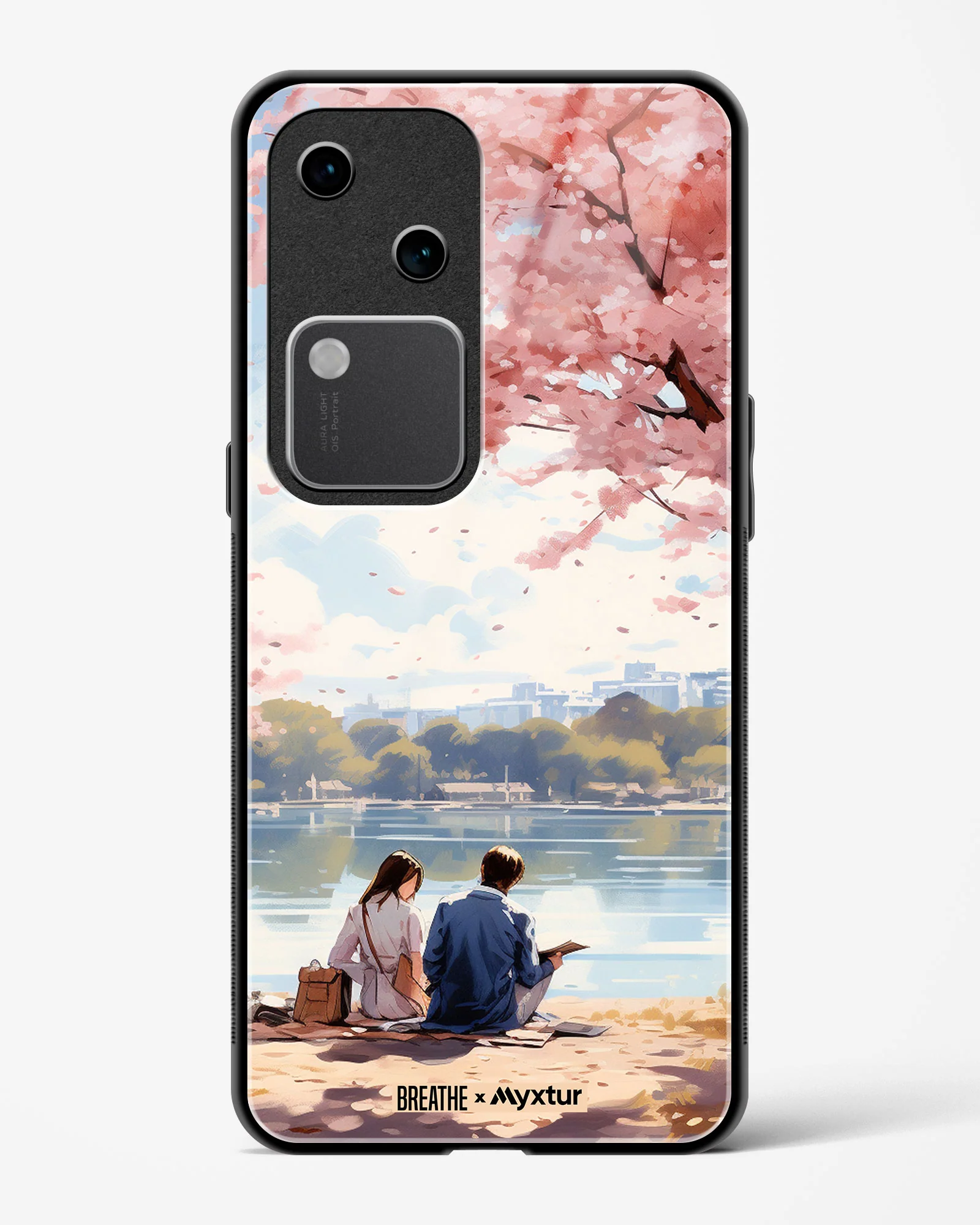Sakura Serenade [BREATHE] Glass Case Phone Cover (Vivo) - Image 113